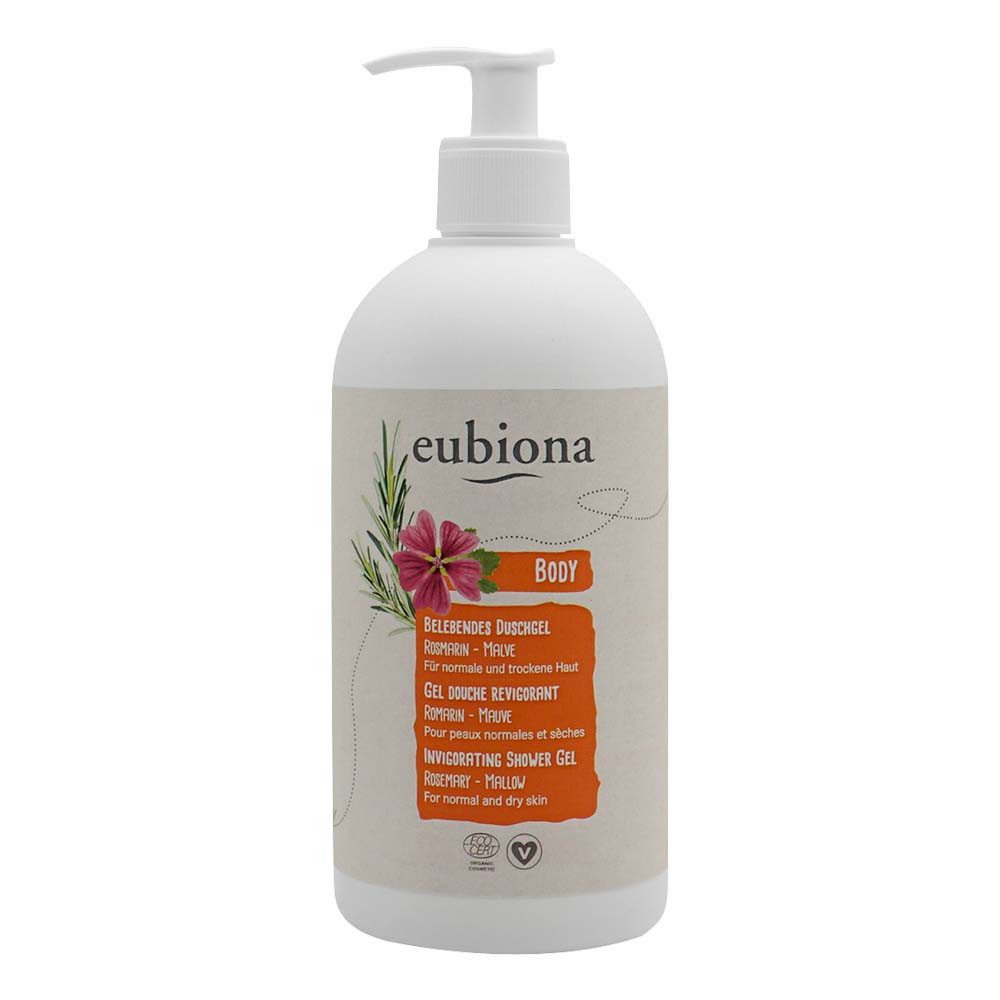 eubiona Duschgel Belebendes Duschgel - Rosmarin-Malve 500ml