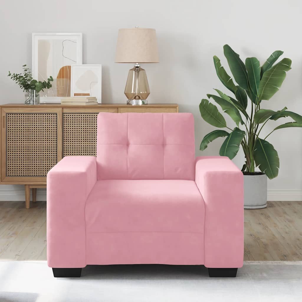 vidaXL Sofa Sessel Rosa 60 cm Samt günstig online kaufen