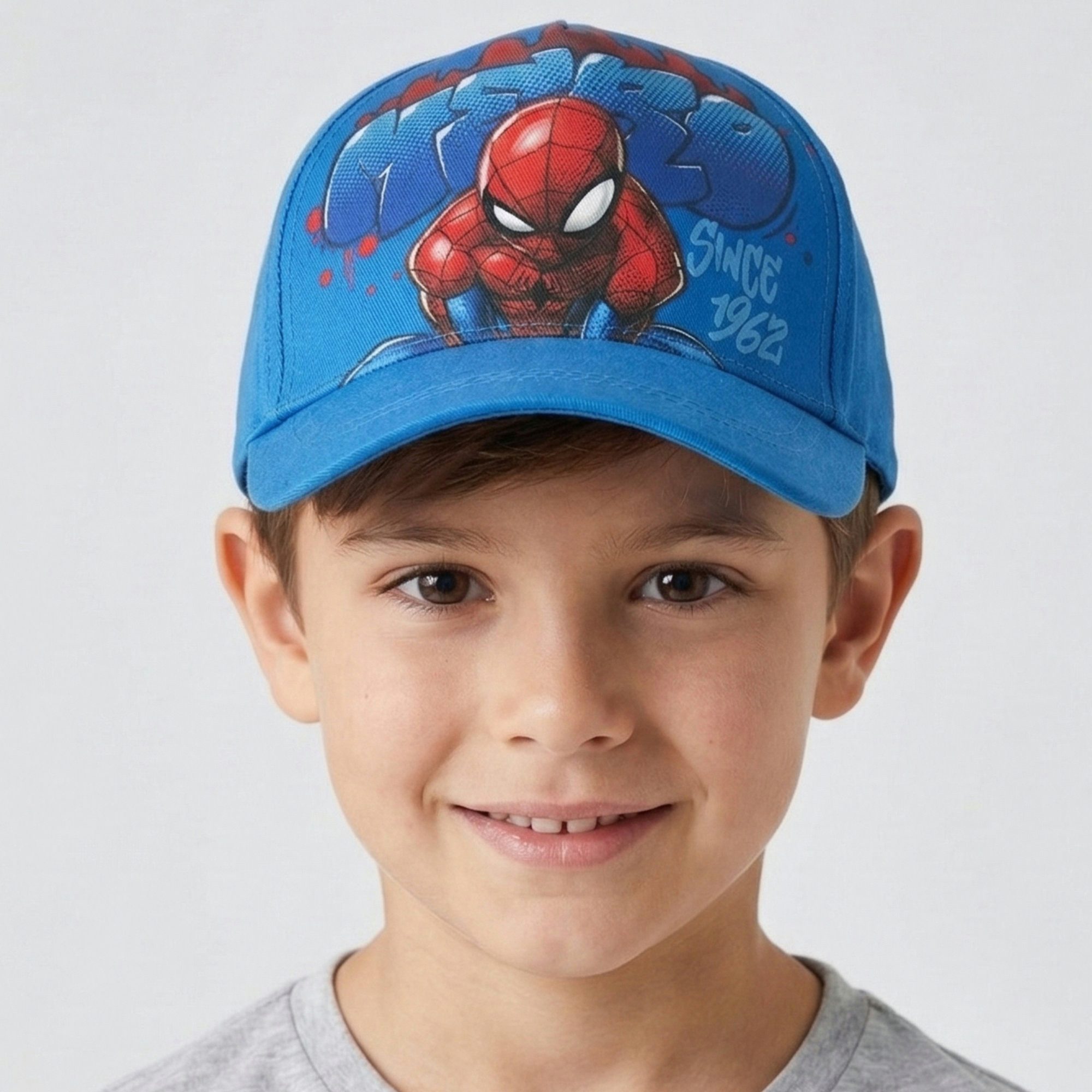 MARVEL Baseball Cap Marvel Spiderman Kinder Basecap Baseball Kappe Mütze Gr. 52 bis 54