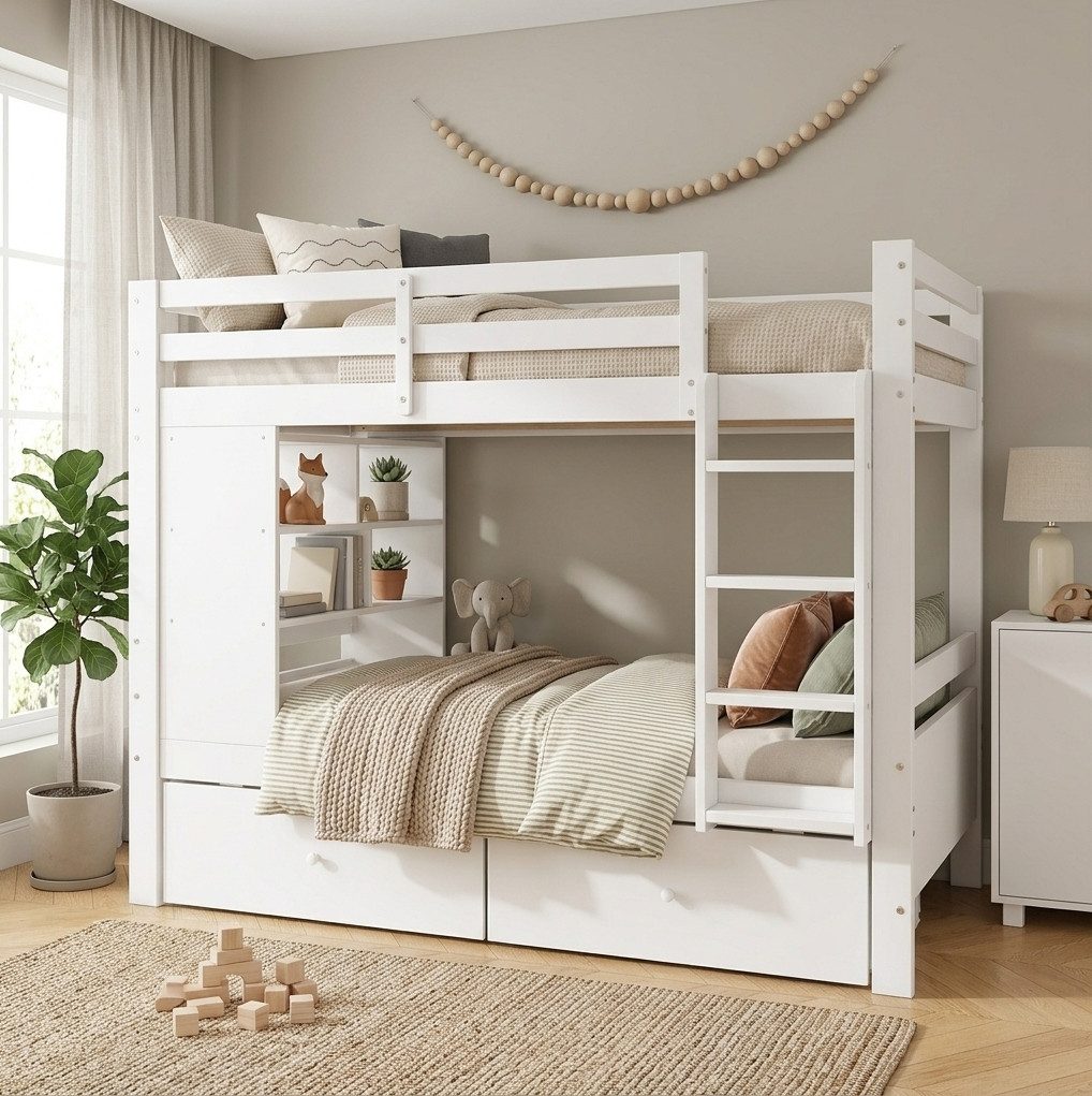 OKWISH Etagenbett Kinderbett