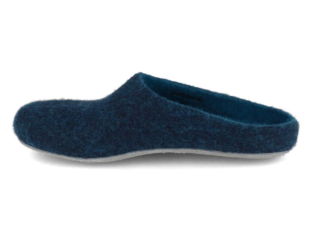 Magicfelt Filzpantoffel mit Ledersohle Hausschuh reine Wolle