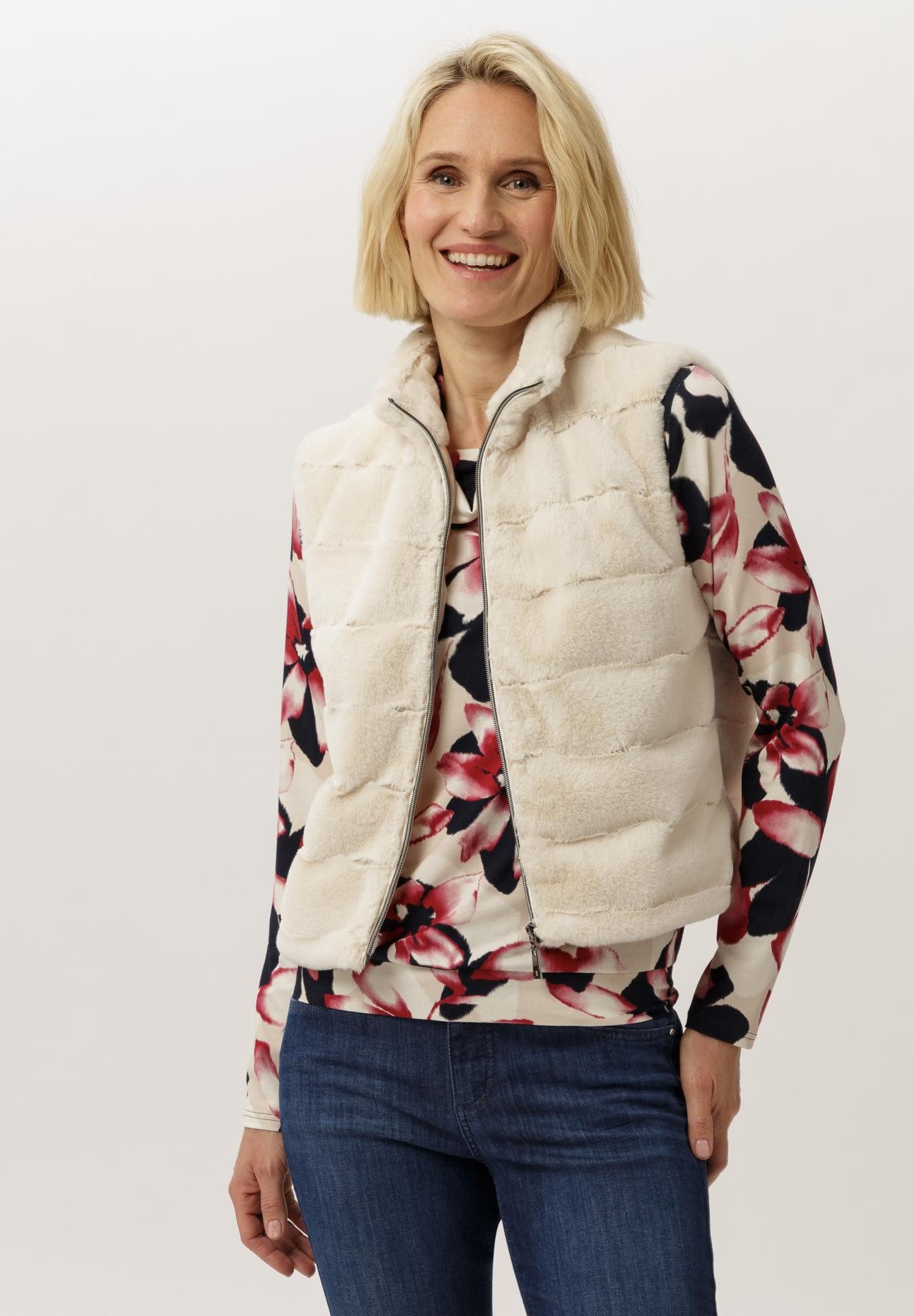 FRANK WALDER Kurzweste - Fellweste mit Stil - Weste Damen - kurze Weste. Reduzierter Preis € 107,99. Unverbindliche Preisempfehlung € 119,99