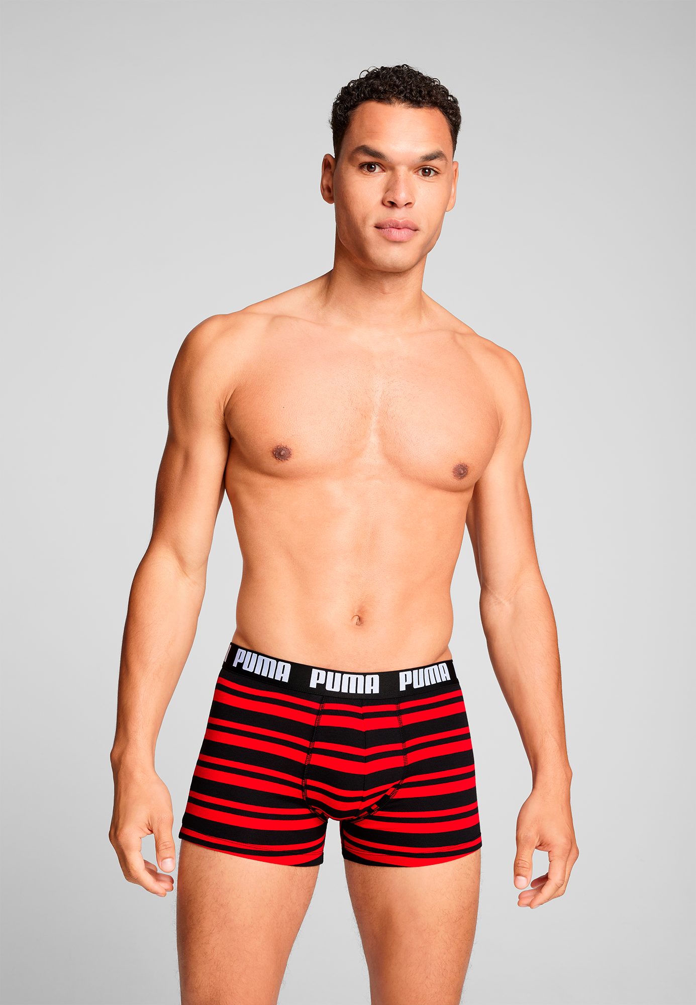 PUMA Boxershorts PUMA MEN EVERYDAY PLACED LOGO BOXERS 2P (2er Pack) mit Logo Webbund – Bild 2 von 5