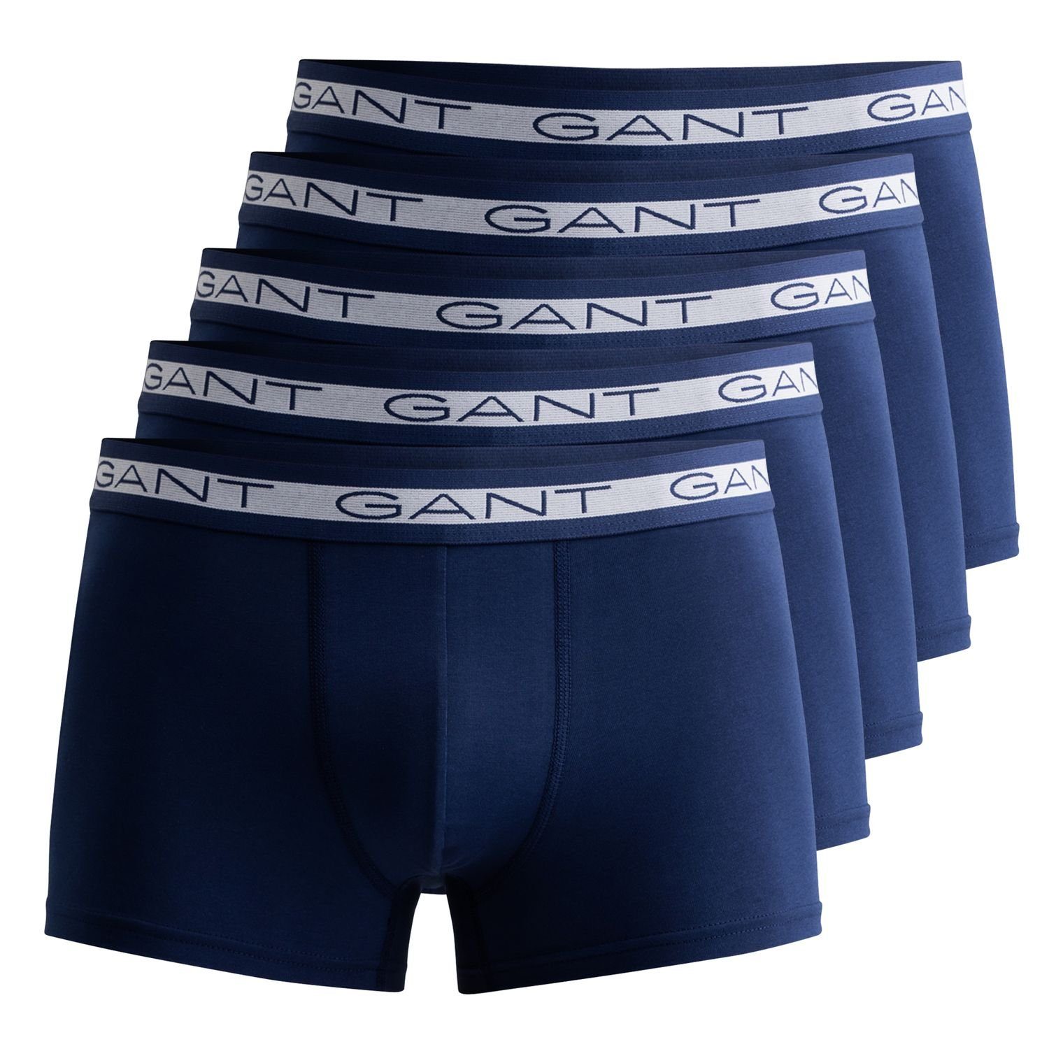 Gant Boxershorts (5-St) ohne Eingriff, im 5er Pack