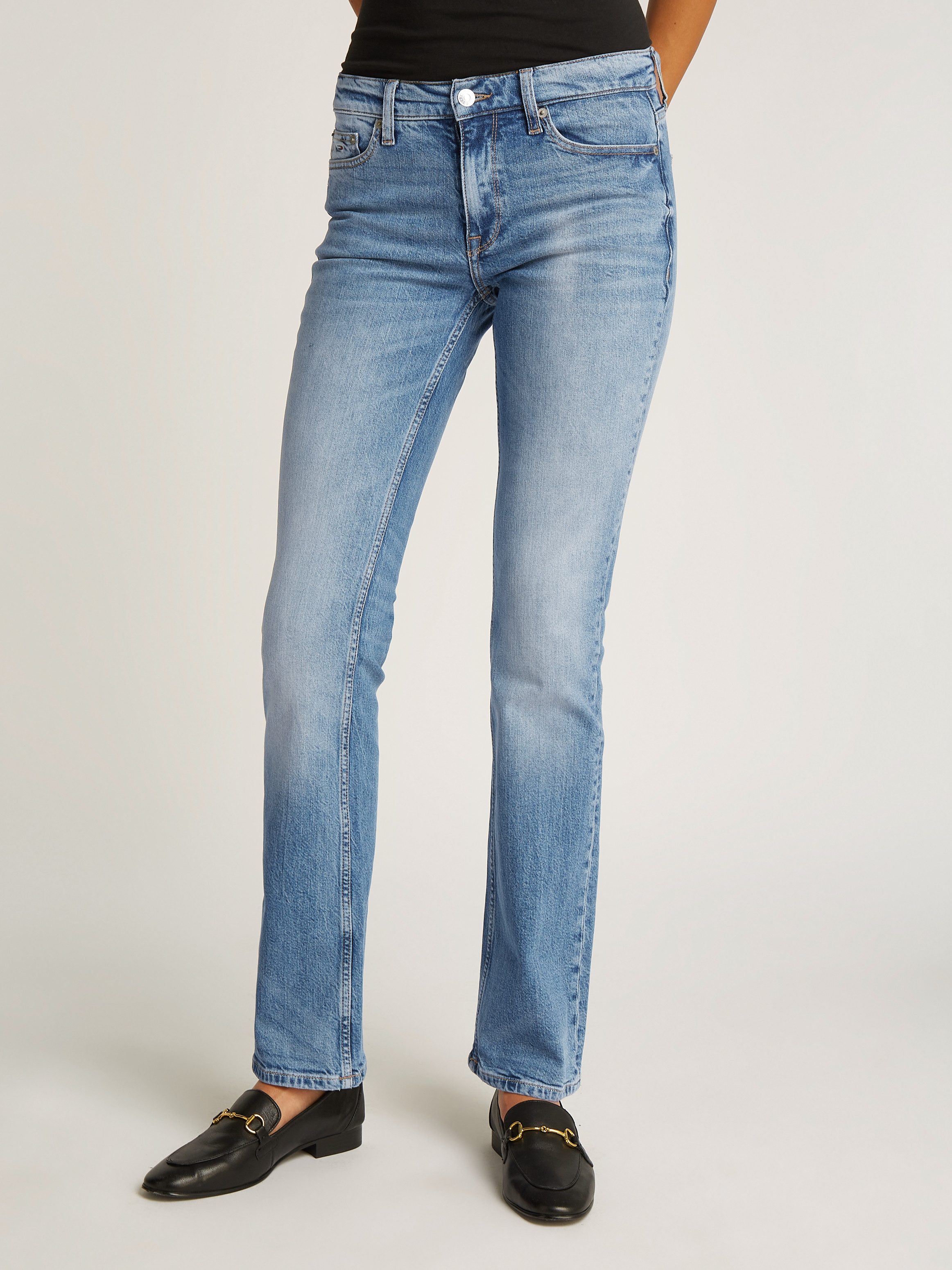 Tommy Jeans Bootcut-Jeans Maddie Mid Rise günstig online kaufen