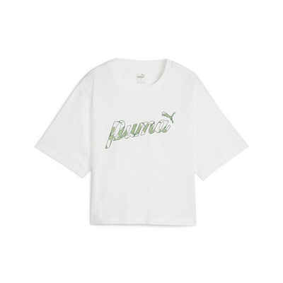 PUMA T-Shirt BLOSSOM Graphic Kurzes T-Shirt Damen