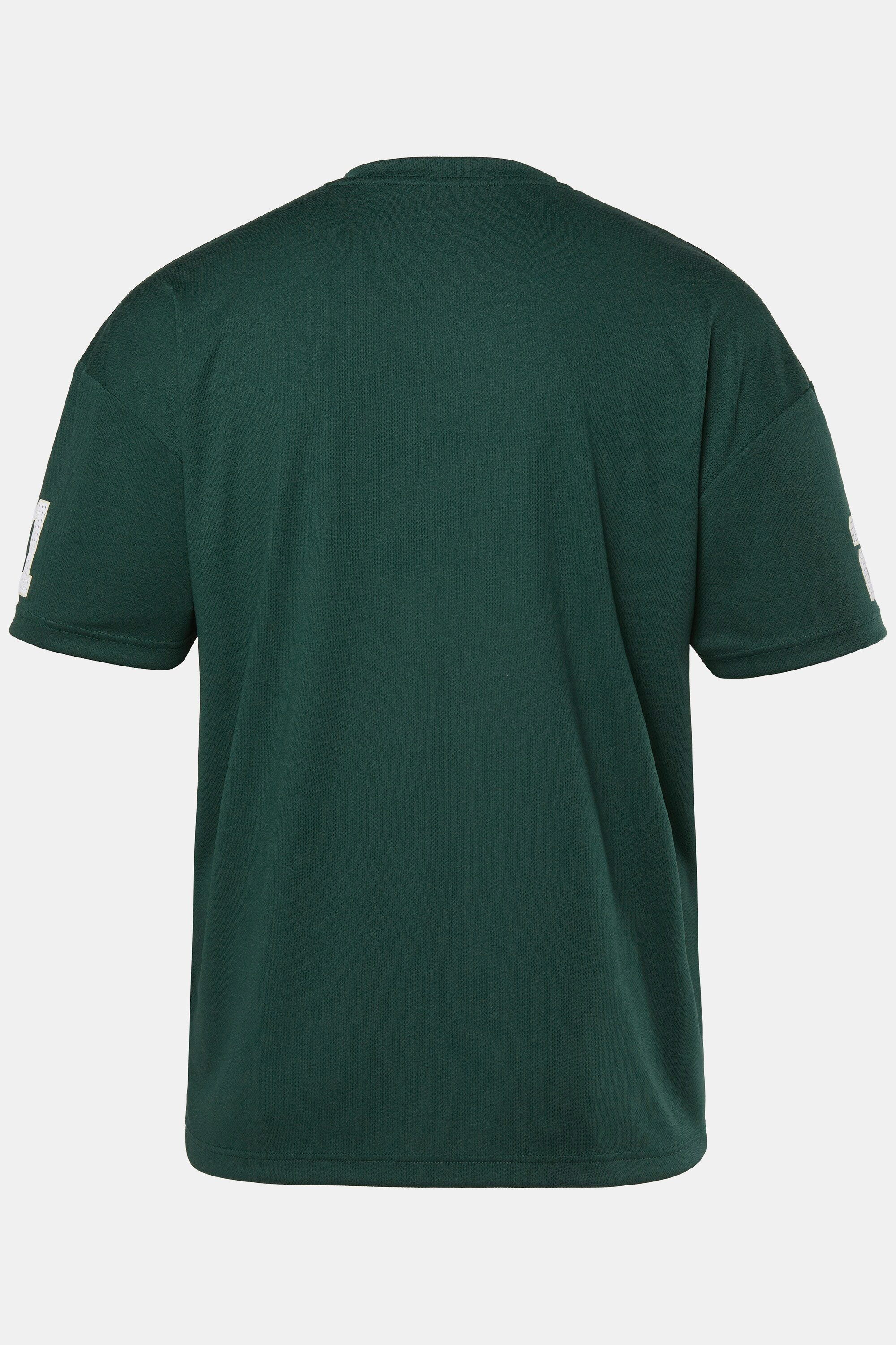 STHUGE T-Shirt T-Shirt Halbarm oversized Mesh Football-Print – Bild 4 von 4
