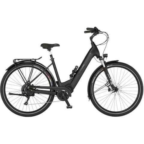 FISCHER Fahrrad E-Bike CITA 8.0I 711, 10 Gang Shimano Nexus Schaltwerk, Kettenschaltung, Mittelmotor, 711 Wh Akku, (Schloss), Pedelec, Elektrofahrrad für Damen u. Herren, Cityrad