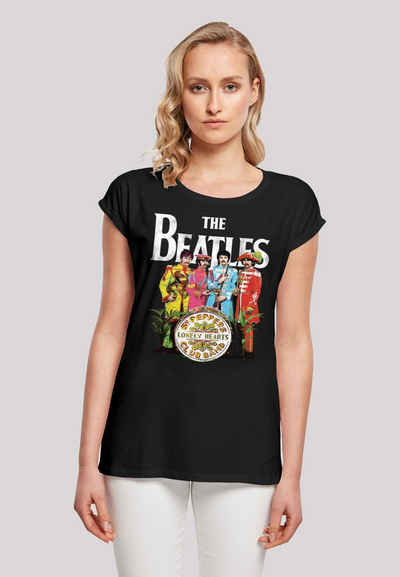 F4NT4STIC T-Shirt »The Beatles Band Sgt Pepper Black«