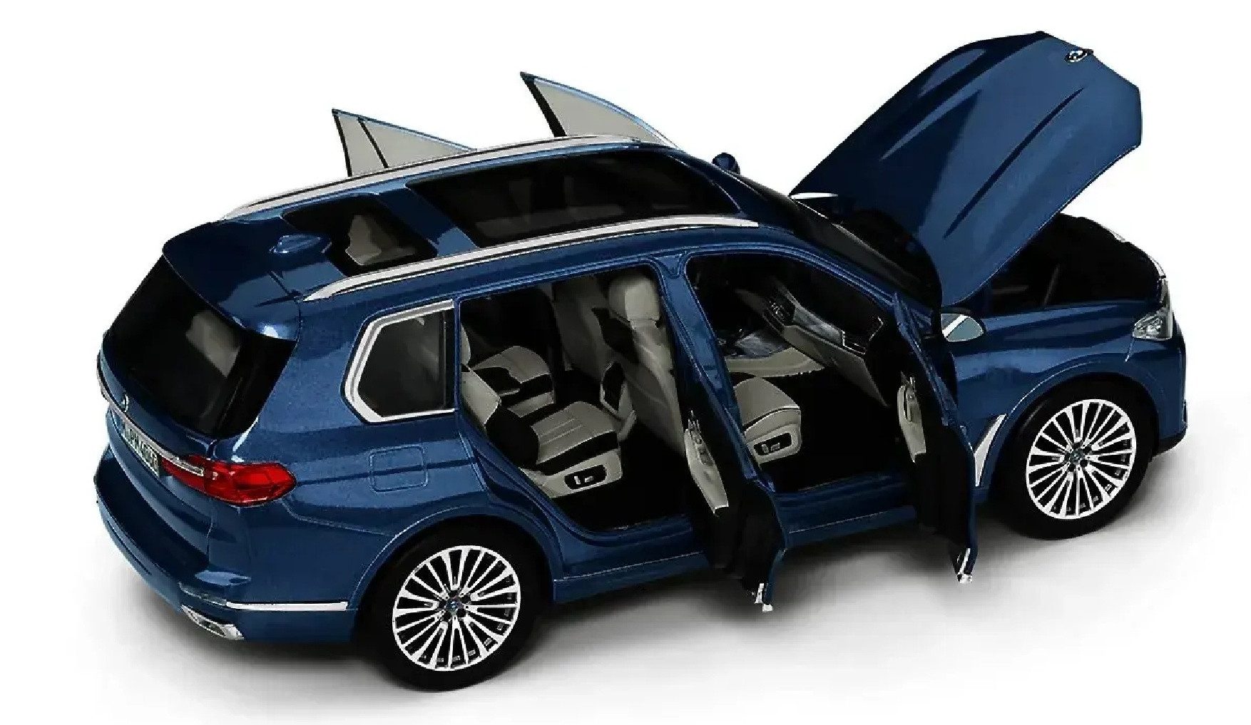 BMW Modellauto BMW Miniatur X7 1:18 Auto Modellauto Modellbau Modellauto 80435A51987, (1-tlg)