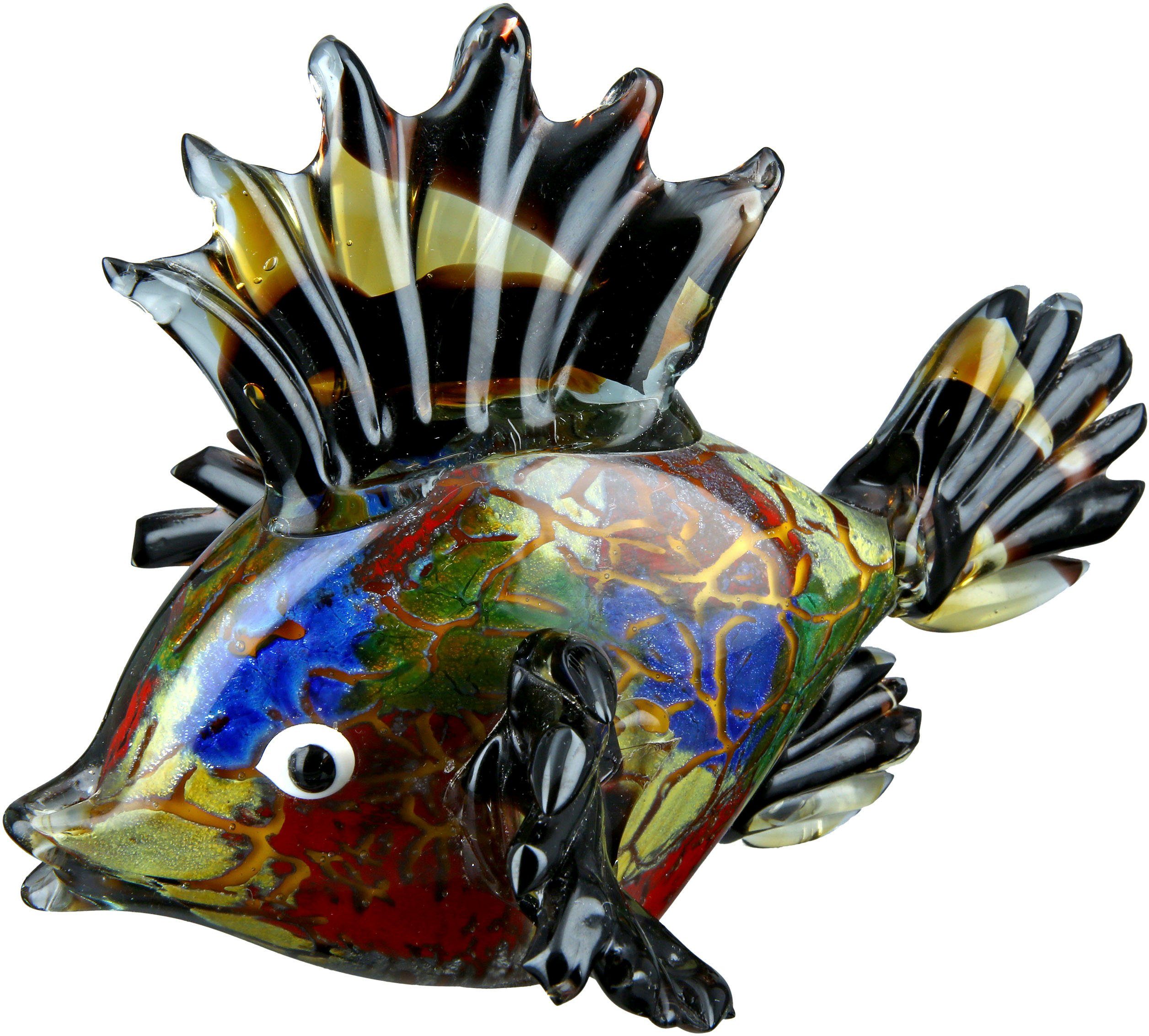 Casablanca by Gilde Tierfigur Glas Fisch (1 St), farblich durchgefärbt