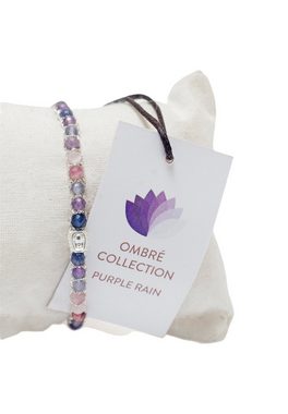SAMAPURA Armband Ombre Purple Rain, Silber Faden