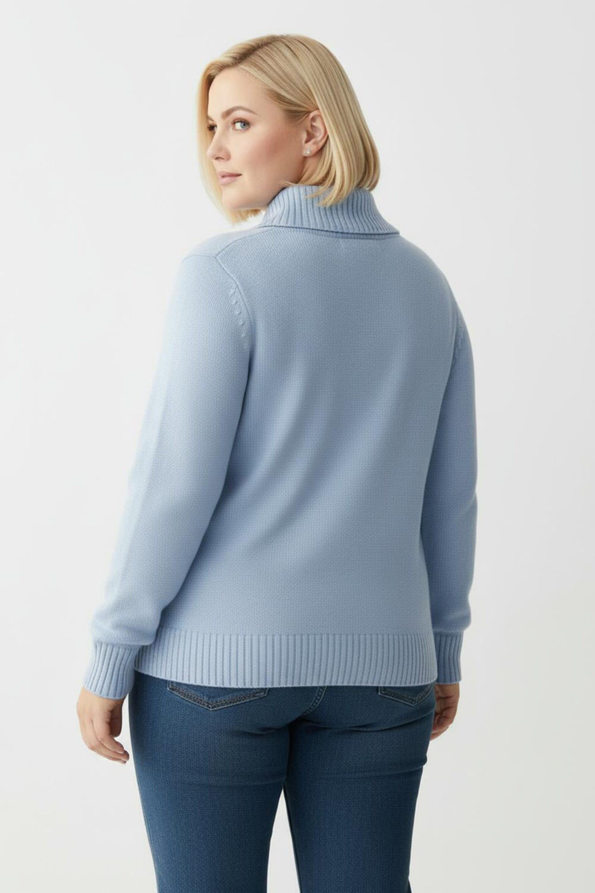 Witt Strickpullover Pullover Langarm Materialmix