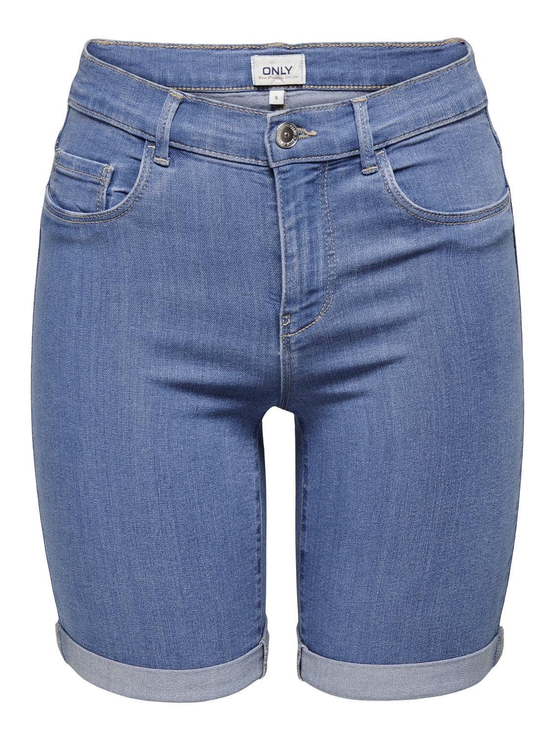 Jeansshorts ONLRAIN LIFE MID LONG DNM SHORTS NOOS