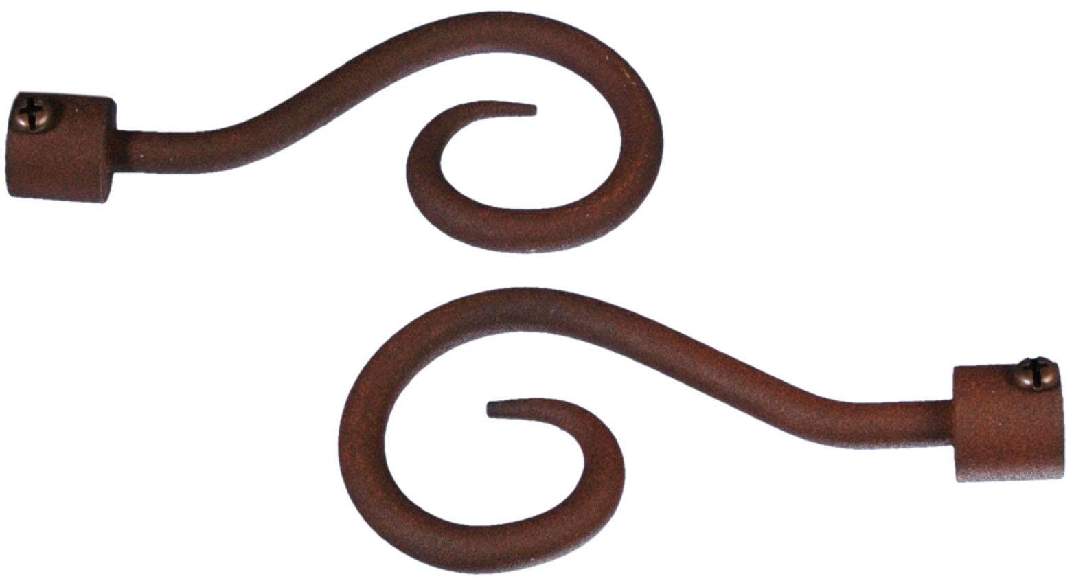 Liedeco Gardinenstangen-Endstück Apoll, Gardinen, (Set, 2-St), günstig online kaufen