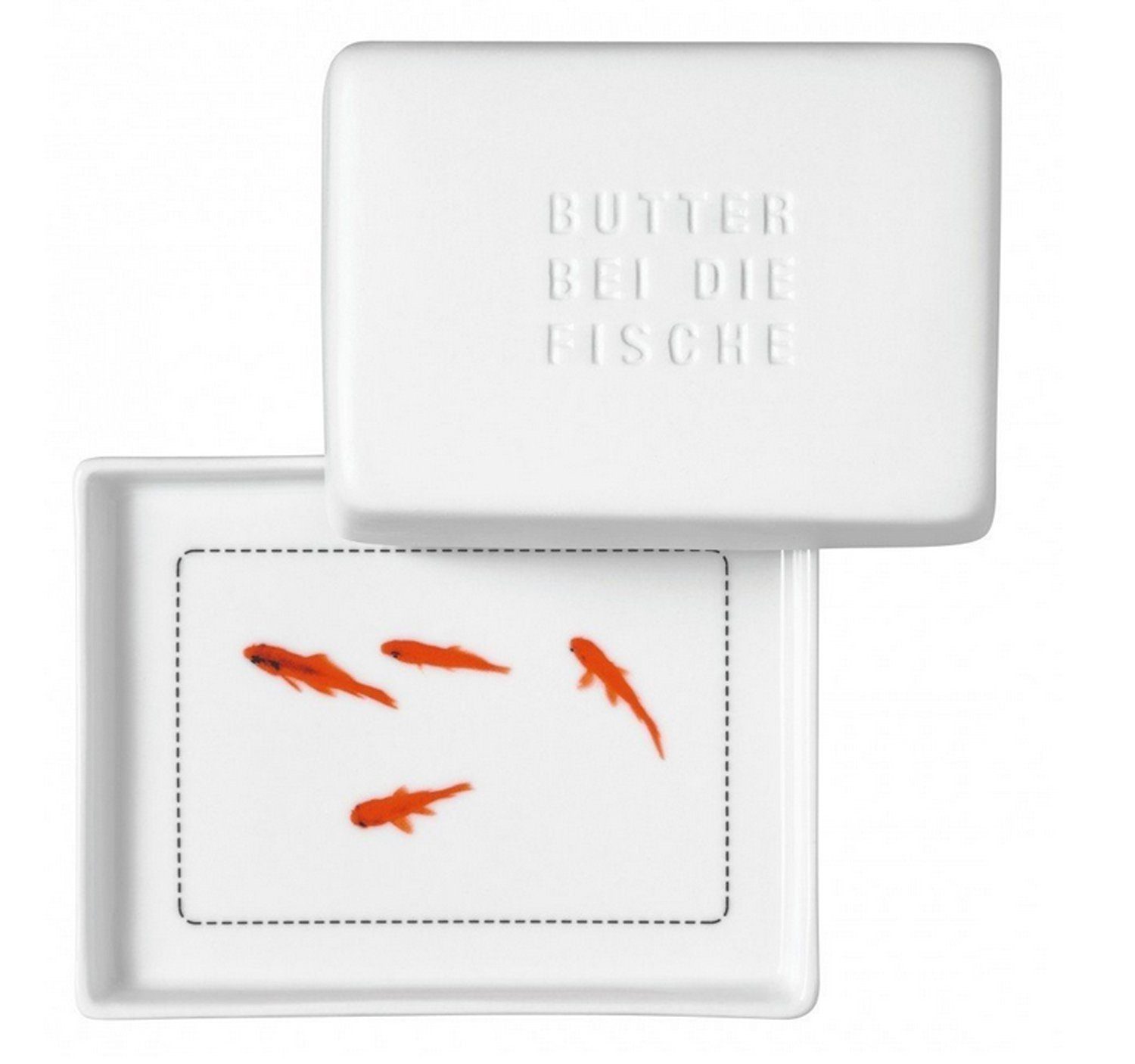 Räder Design Windlicht räder Butterdose "Butter bei die Fische" 8732 Porzel günstig online kaufen