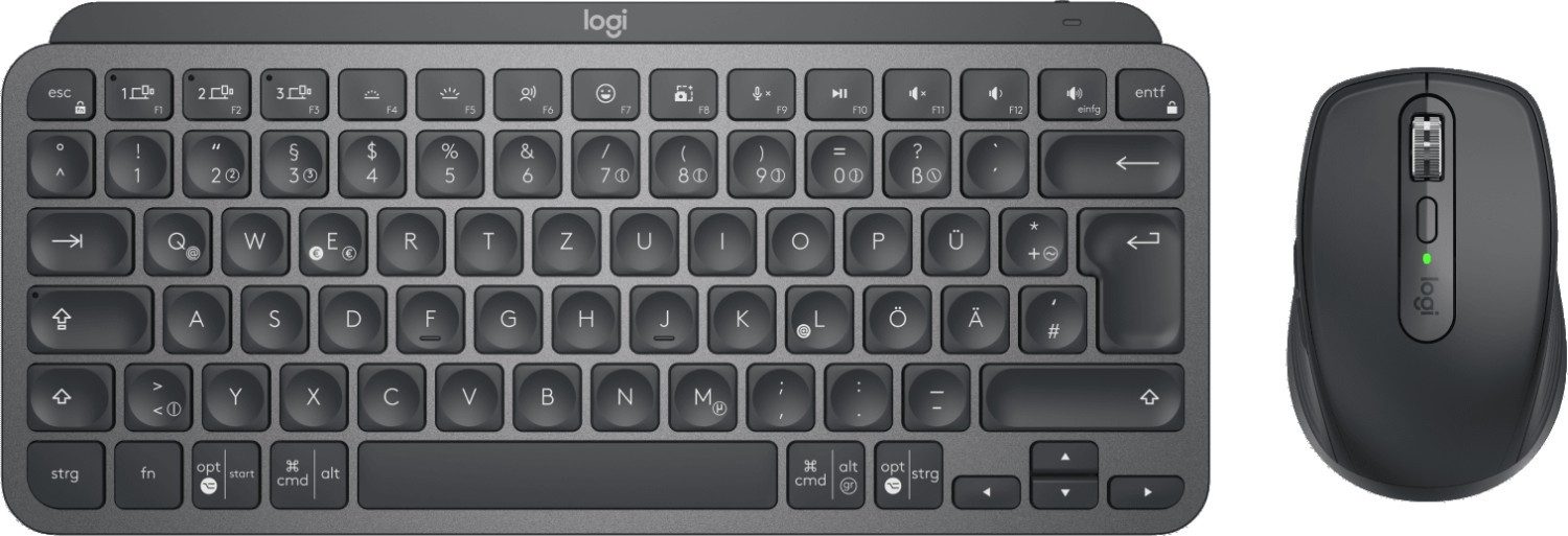 Logitech Cordless Desktop MX Keys Mini Combo for Business Tastatur- und Maus-Set