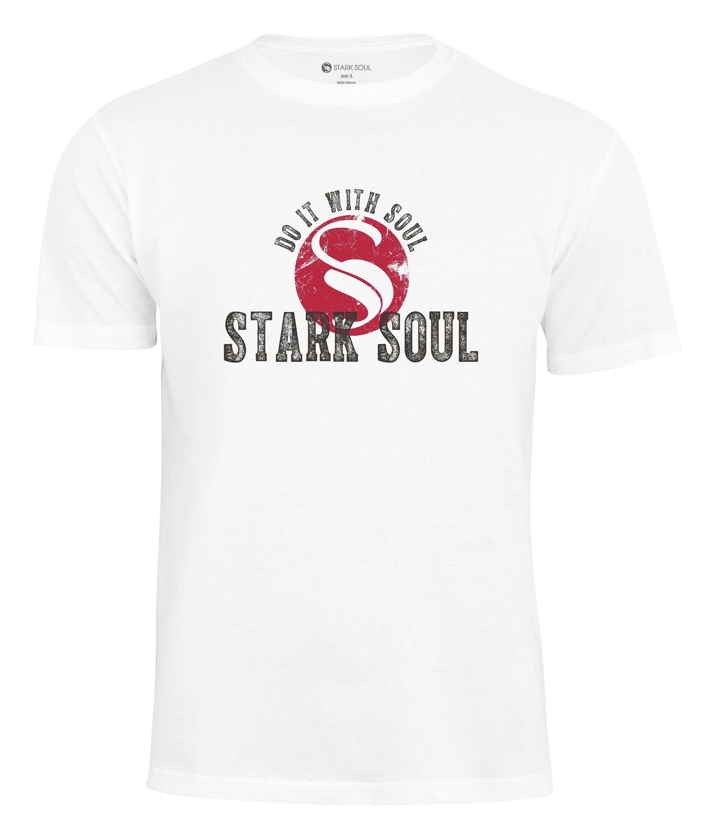 Vintage Soul - Stark - O-Tee Soul® T-Shirt Stark Weiß Logo T-Shirt