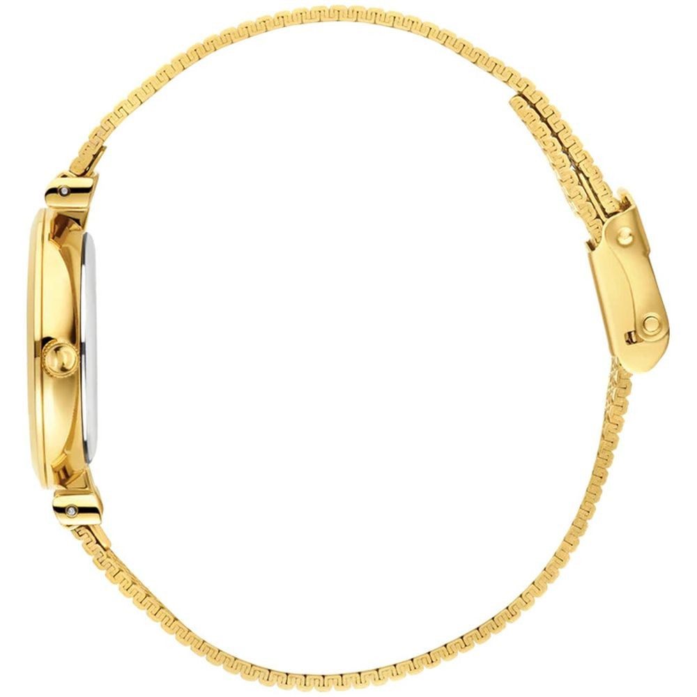 Danish Design Quarzuhr DANISH DESIGN Damen Armbanduhr AVA IV86Q1301 gold D. 28 mm Stahlband