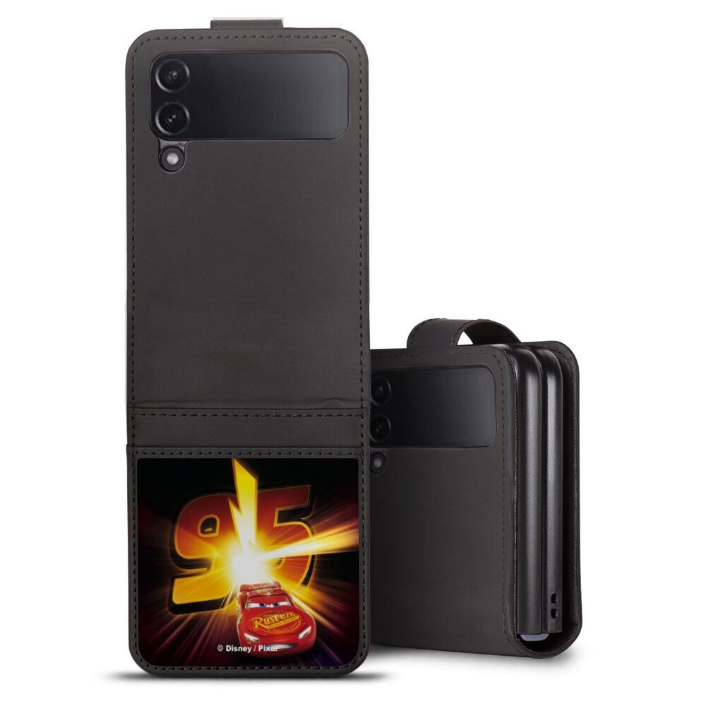 DeinDesign Handyhülle Offizielles Lizenzprodukt Cars Lightning Mcqueen 95 Cars3 Lightning 95, Samsung Galaxy Z Flip 4 Hülle Handy Flip Case Wallet Cover