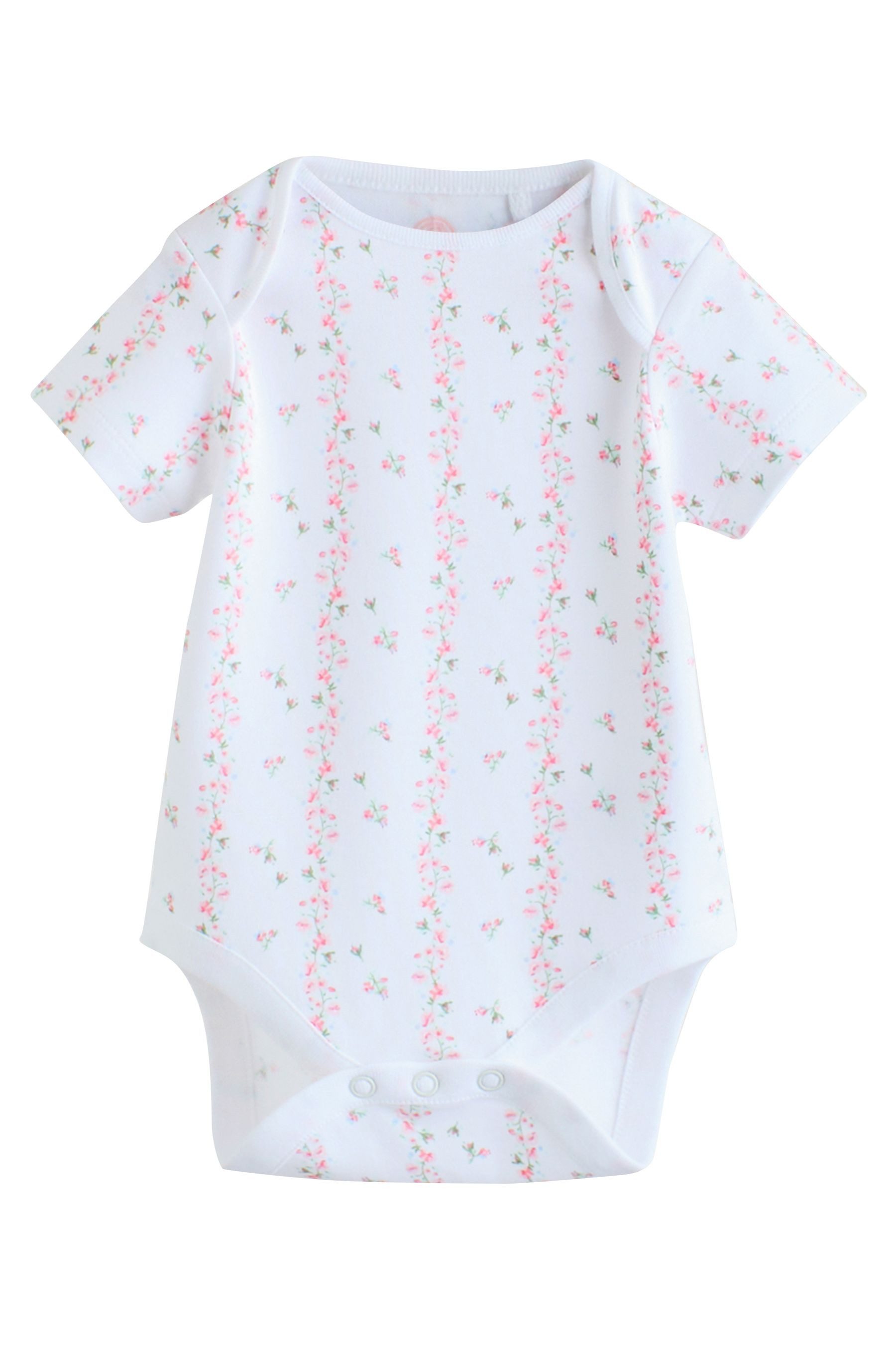 Next T-Shirt-Body Kurzärmelige Baby-Bodysuits im 7er-Pack (7-tlg)