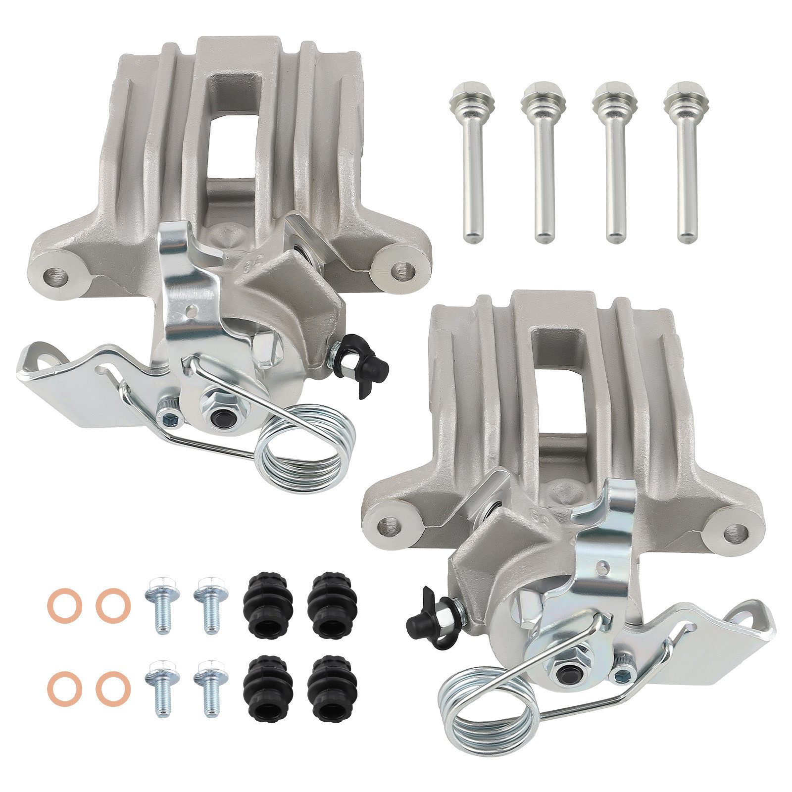 maXpeedingrods Bremsscheibe (2x BREMSSATTEL FOR VW GOLF 4 NEW BEETLE POLO AUDI HINTEN RECHTS LINKS), bremssattel