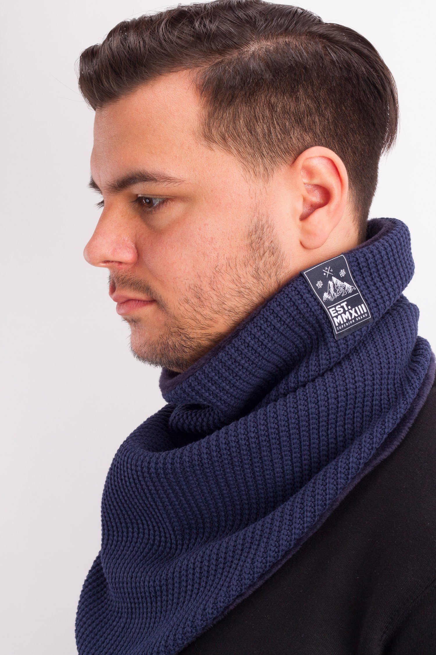 Manufaktur13 Strickschal Knit Windbreaker - Bandana, Halstücher, Multifunktionstuch, geeignet für Motorrad & Fahrrad – Bild 5 von 5