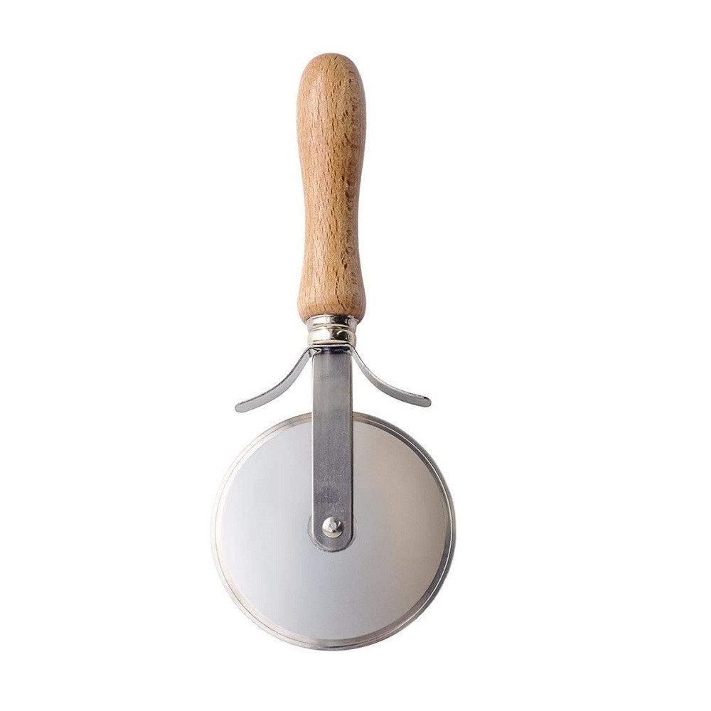 Küchenorganizer-Set EPPICOTISPAI Pizzaschneider mit Buchengriff Ø 9 cm