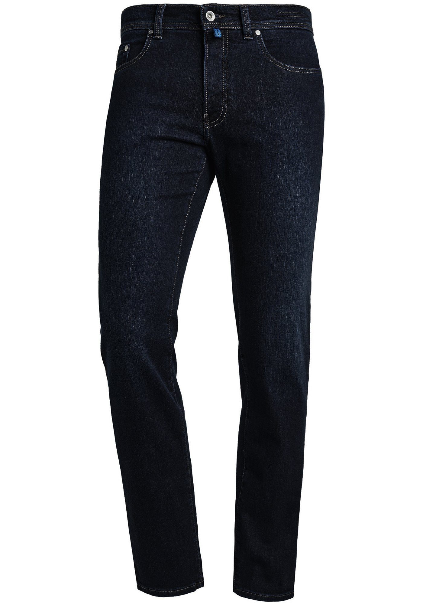 Futureflex Tapered rinsed Lyon blue/black Pierre Cardin 5-Pocket-Jeans