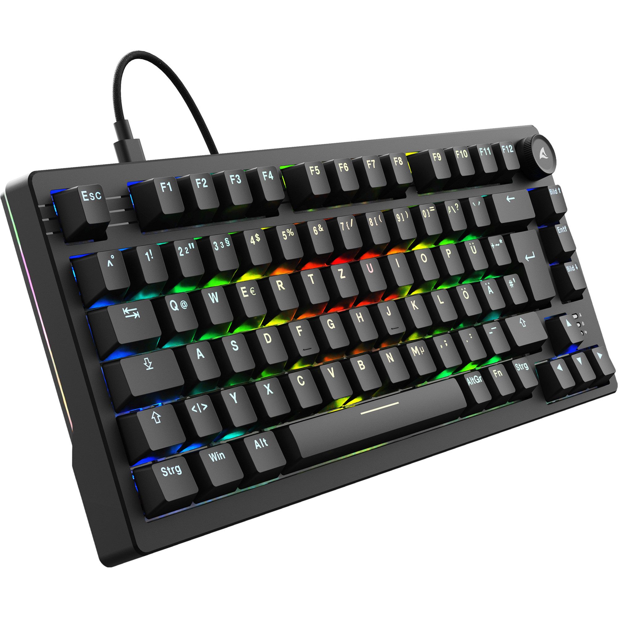 Sharkoon SKILLER SGK25, Gaming-Tastatur Computer-Kabel