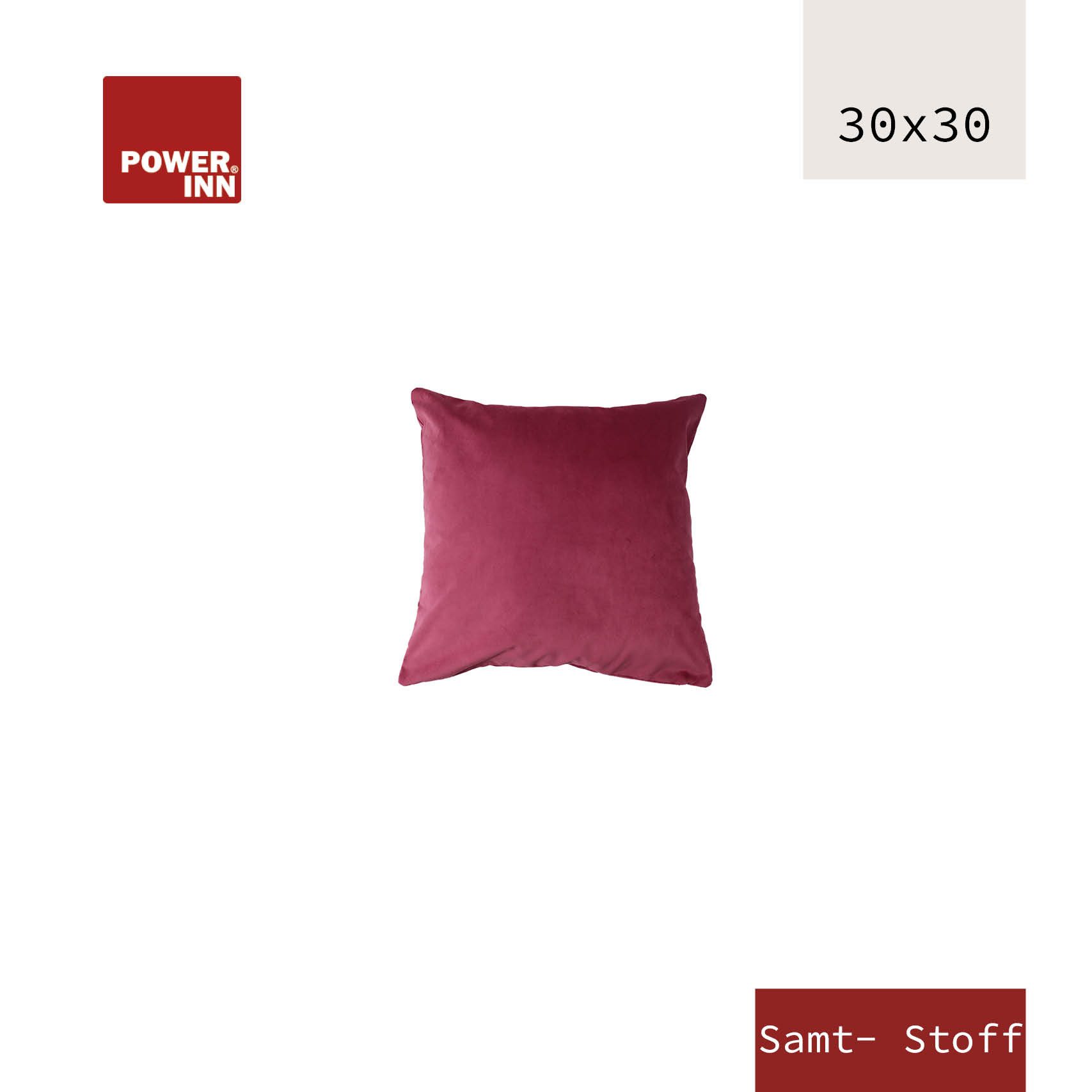 POWER INN Kissenbezug POWER INN® Kissenbezug Samtstoff, Quadratisch günstig online kaufen