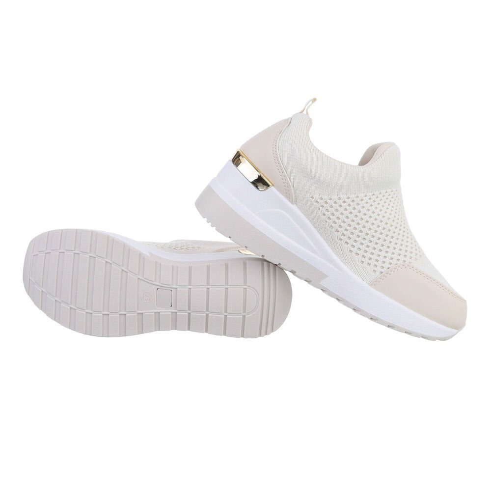 Ital-Design Damen Low-Top Freizeit Sneaker Keilabsatz/Wedge Sneakers Low in günstig online kaufen