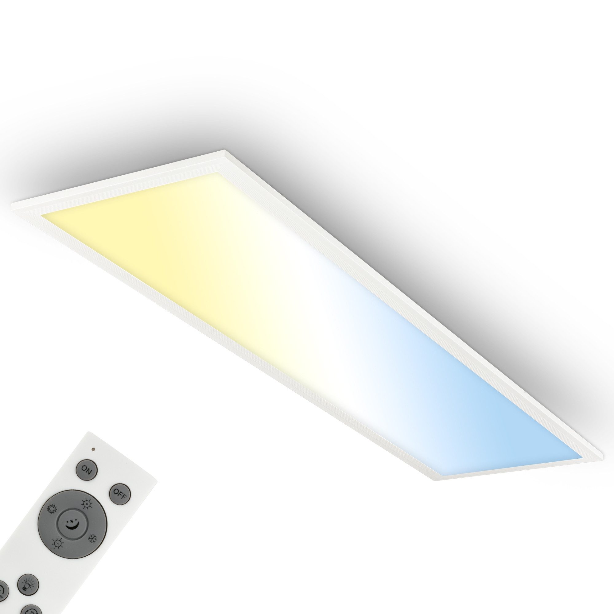 Briloner Leuchten LED Panel SIMPLE, CCT, LED fest integriert, Tageslichtweiß, Neutralweiß