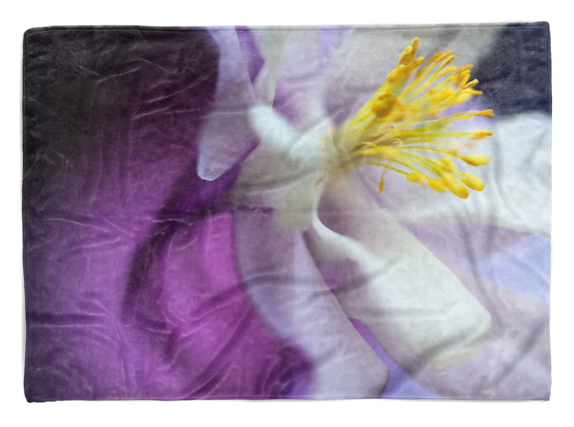 Handtücher Handtuch Saunatuch Fotomotiv mit Handtuch Baumwolle-Polyester-Mix Bl, Art Sinus (1-St), Makrofotografie Kuscheldecke Strandhandtuch