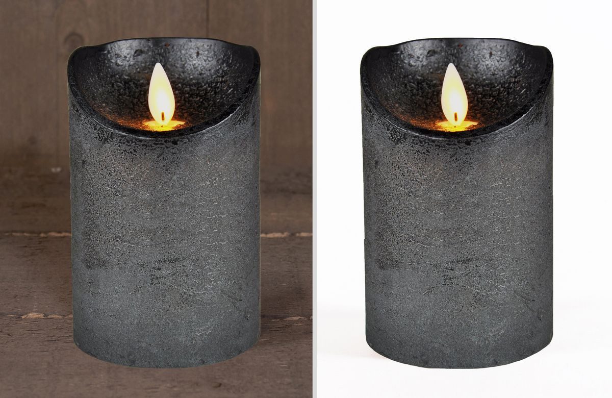 Coen Bakker Deco BV LED-Kerze LED Echtwachskerze Kerze 10 / 12,5 / 15 cm Ti günstig online kaufen