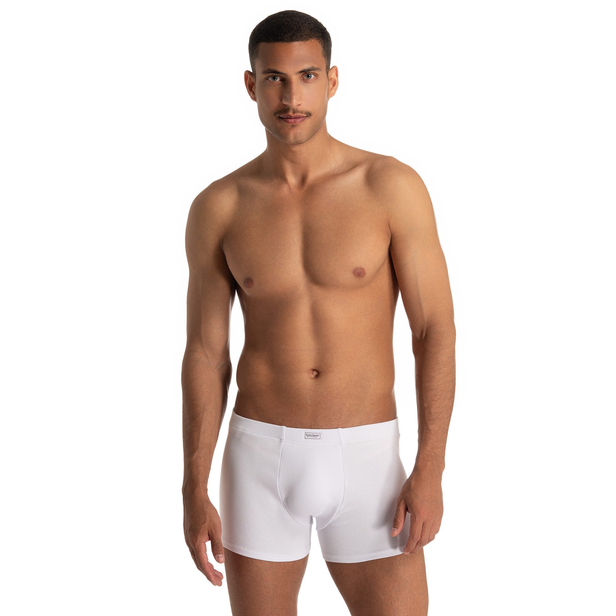 Bruno Banani Boxer FINE RIB Feinripp, Komfortbund, eng anliegend