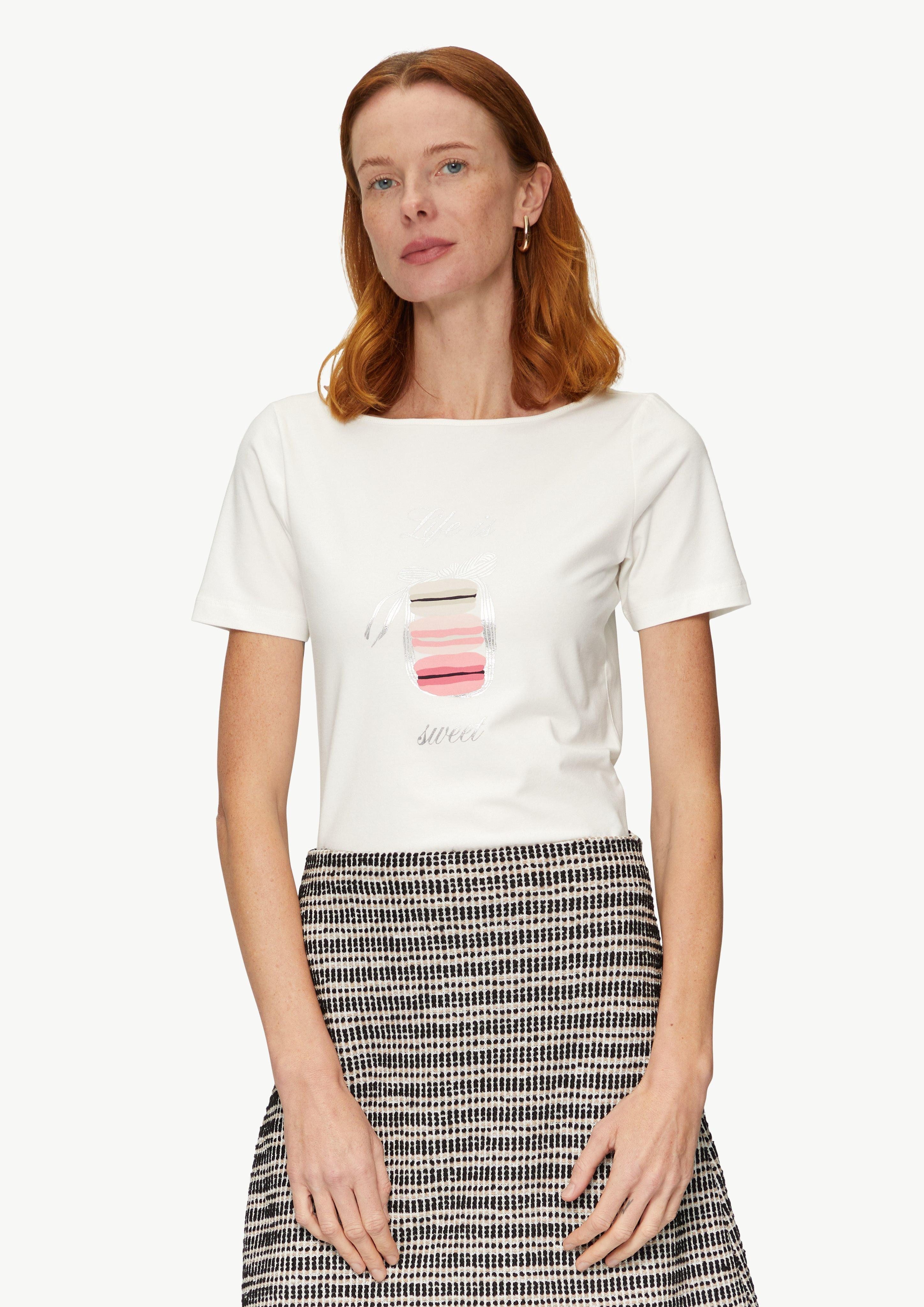 s.Oliver BLACK LABEL Kurzarmshirt T-Shirt mit günstig online kaufen