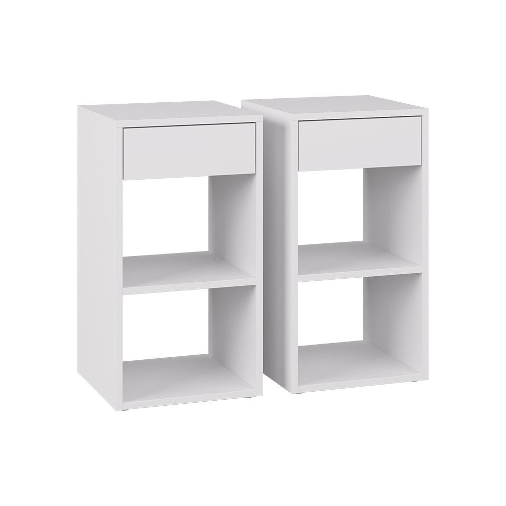 Vicco Nachtschrank Dany, Weiß, 2er Set günstig online kaufen