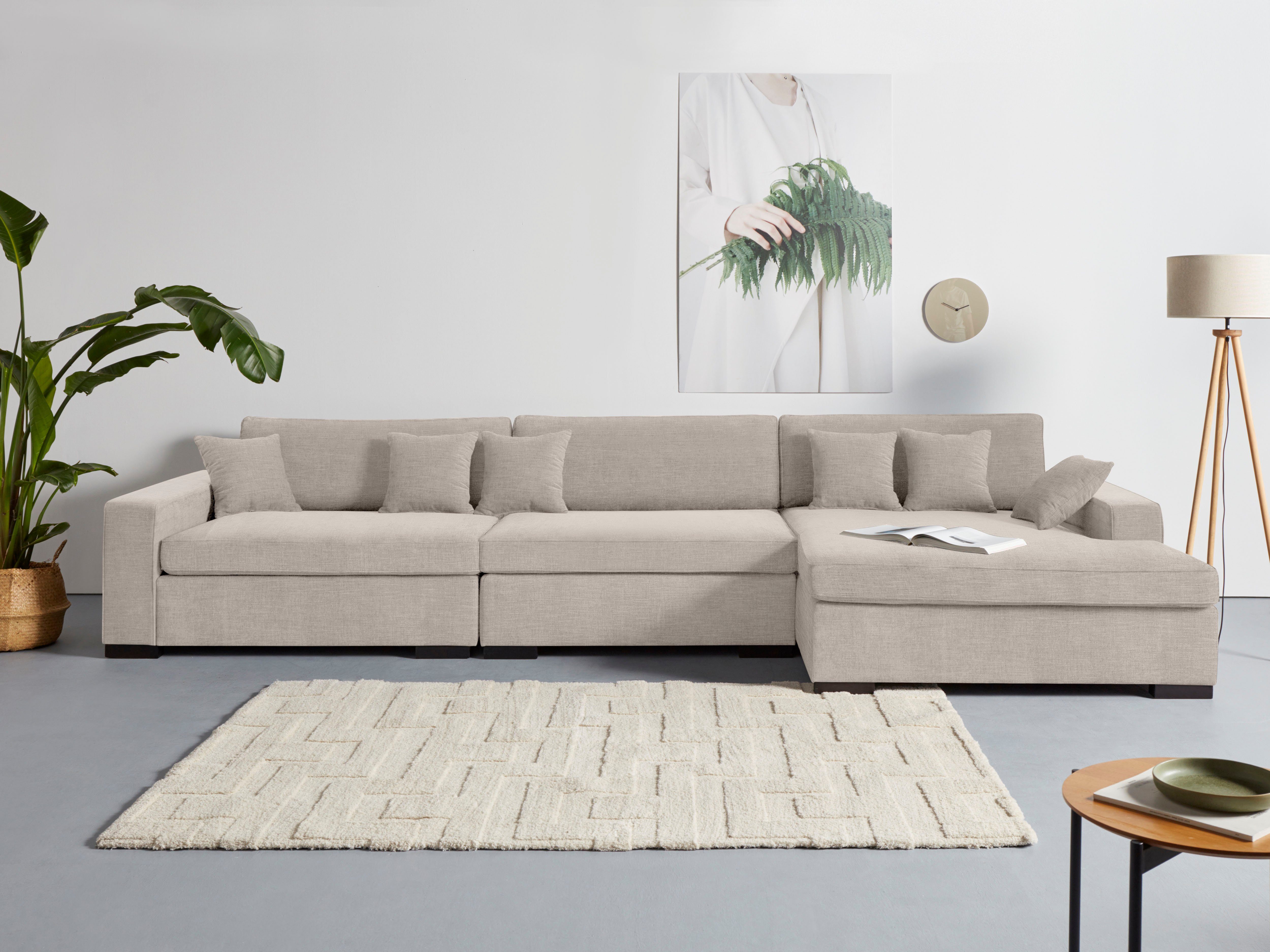 Home affaire Sofa-Eckelement Skara XXL L-Form, günstig online kaufen