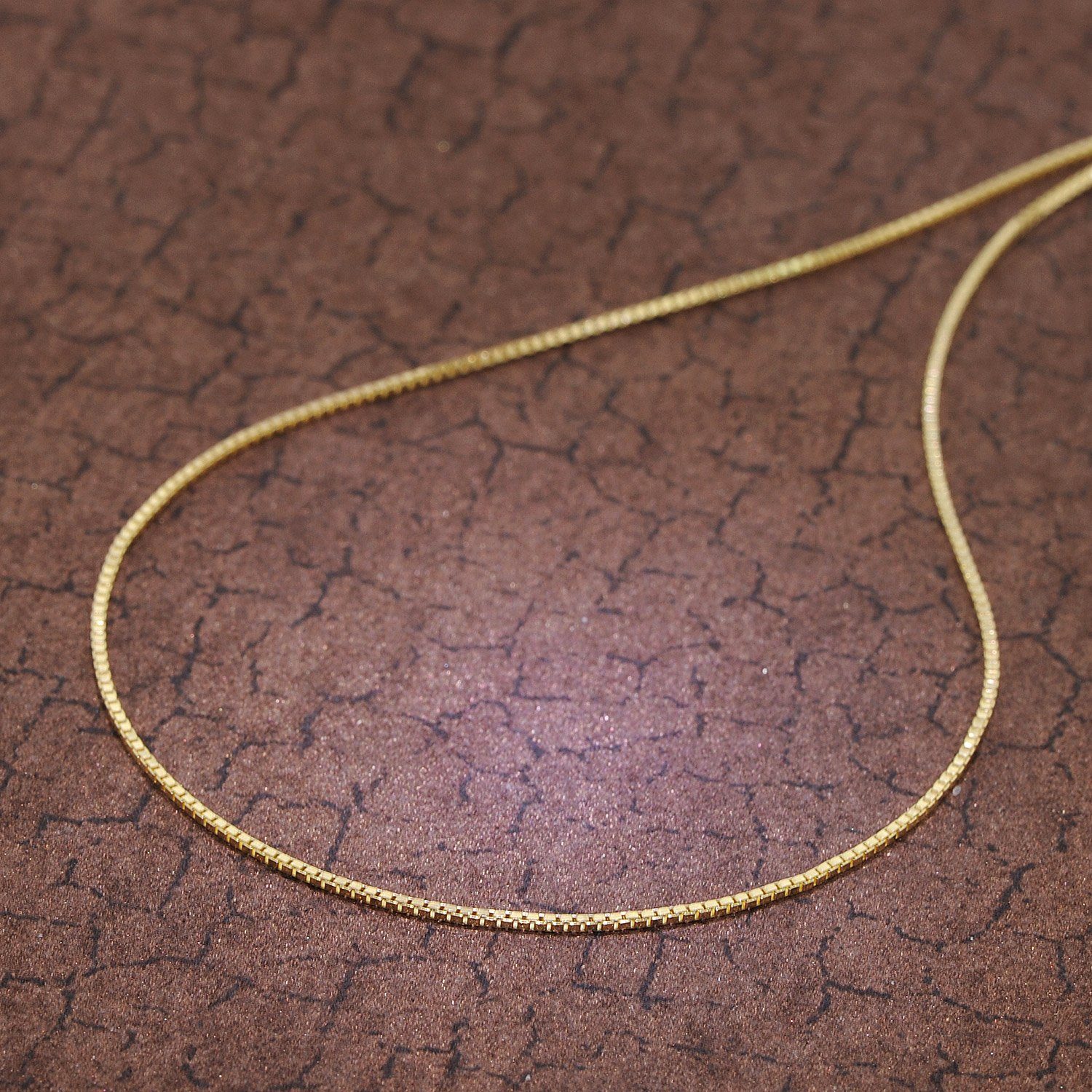 trendor Kreuzkette 75276, Kreuz-Anhänger Gold 585 (14 Kt) + Goldplattierte Kette