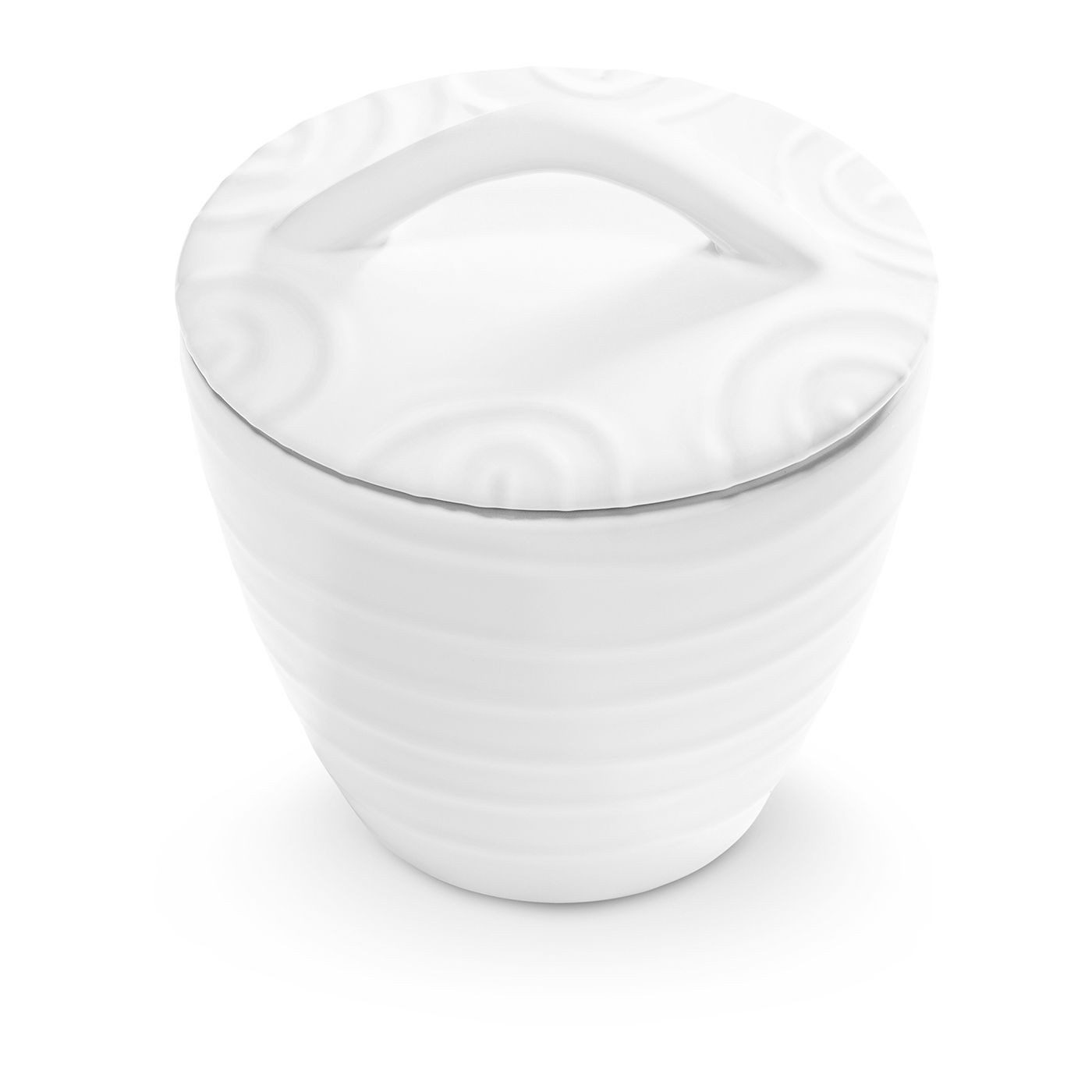 Gmundner Keramik Ersatzscherkopf Gmundner Keramik Weißgeflammt Zuckerdose Gourmet (9cm)