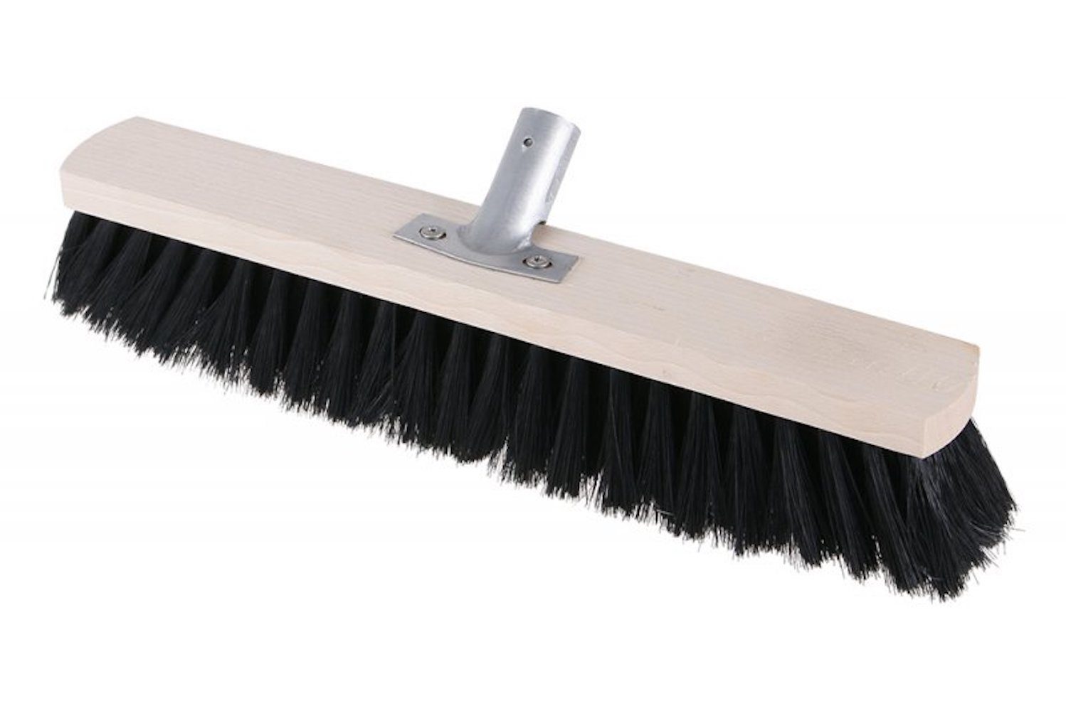 TRIZERATOP Straßenbesen Industriebesen mit Metallstielhalter 40 cm, alle Oberflächen, (Saalbesen Industriebesen mit Metallstielhalter 40 cm)