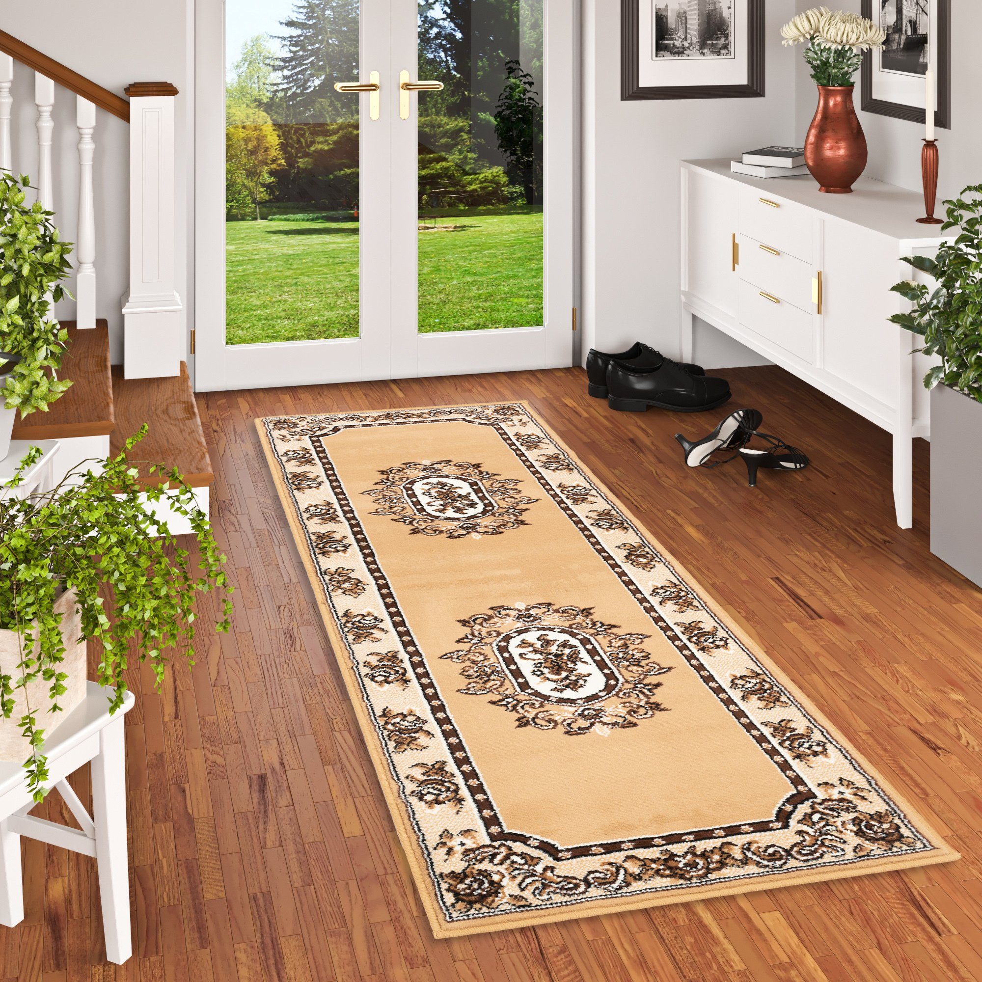 Pergamon Läufer Orient Velours Teppich Läufer Trendline, Rechteckig, Höhe: 8 mm