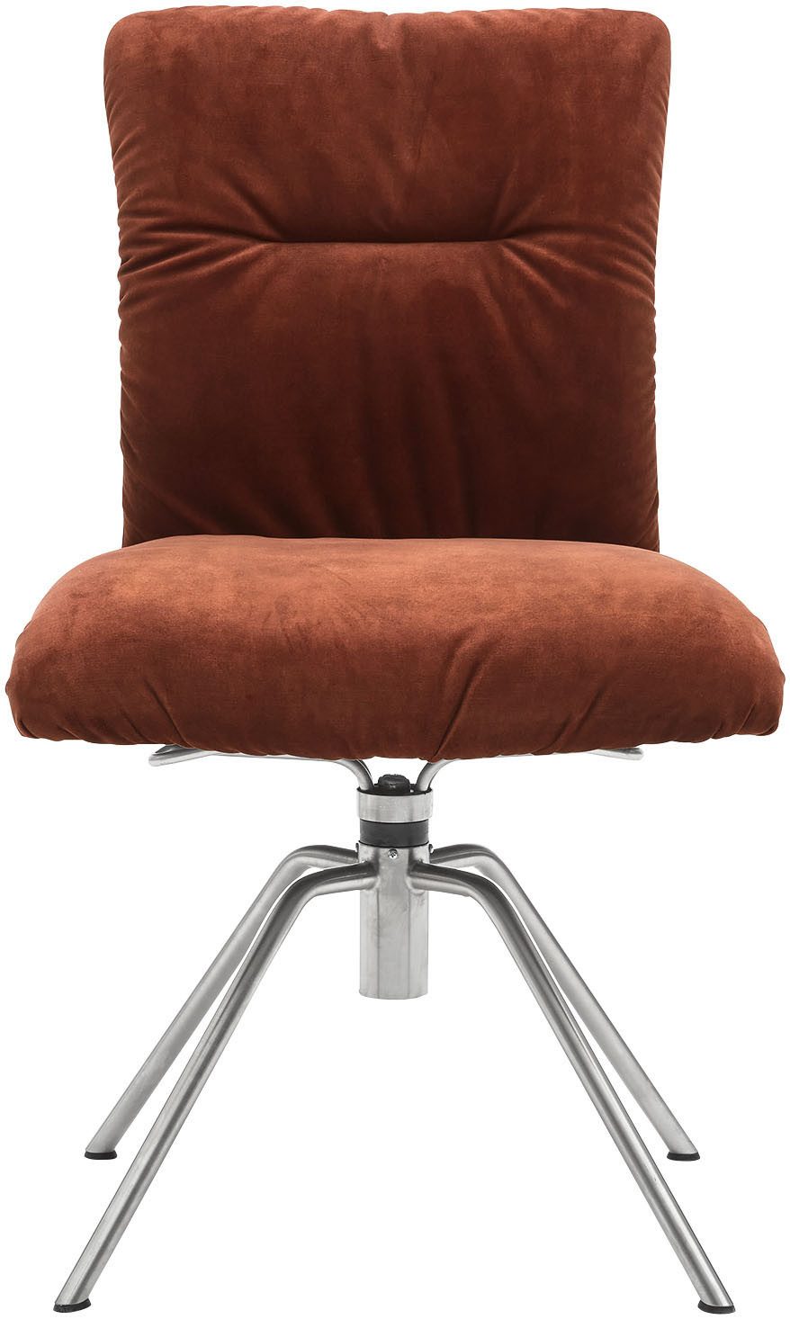 Musterring Polsterstuhl Helmond 6600 (Packung, 1 St), Gestell Edelstahl, drehbar, besonders leger gepolster, ohne Armlehne