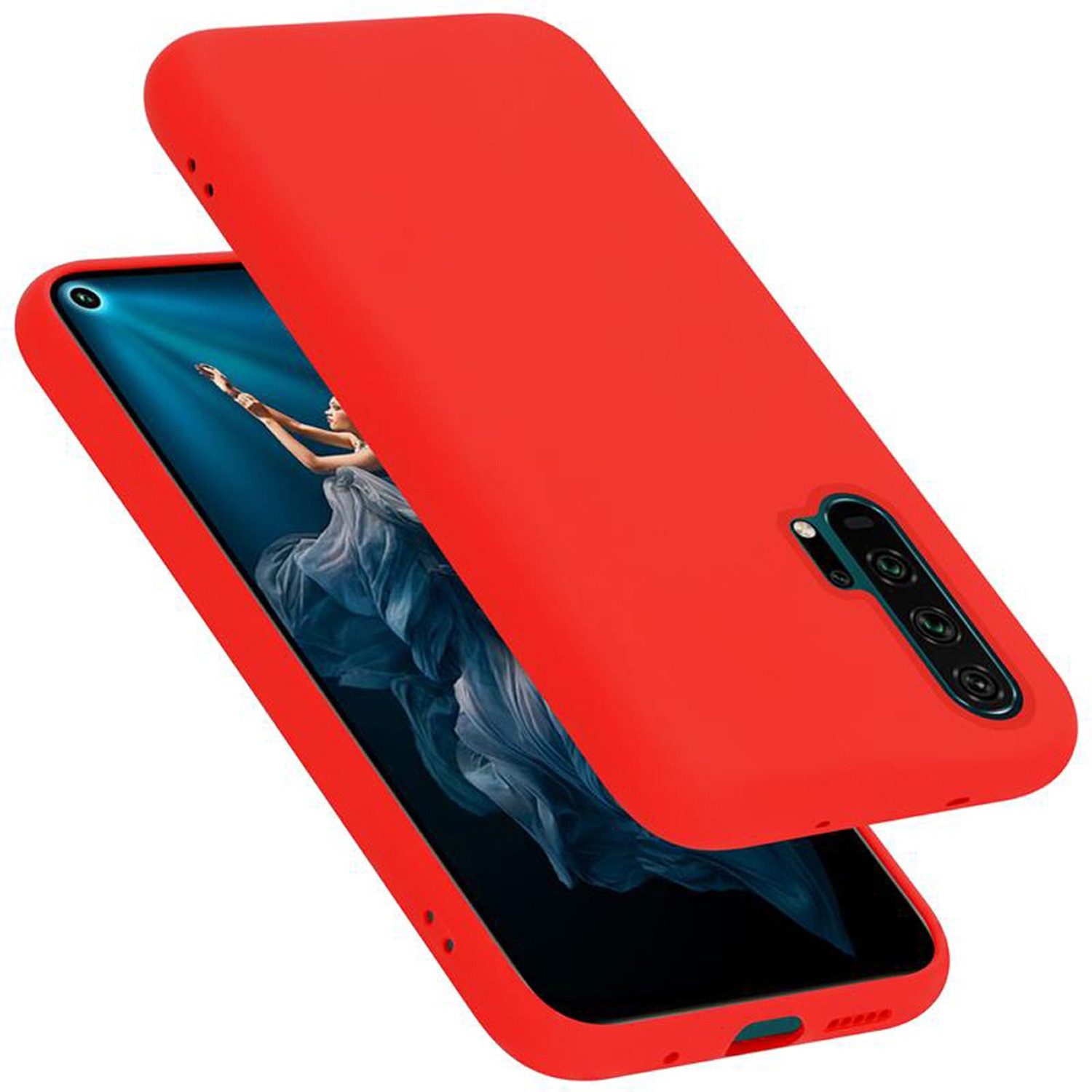 Cadorabo Handyhülle für Honor 20 PRO Hülle Honor 20 PRO, Flexible Hülle TPU Silikon Schutzhülle Back Cover Case