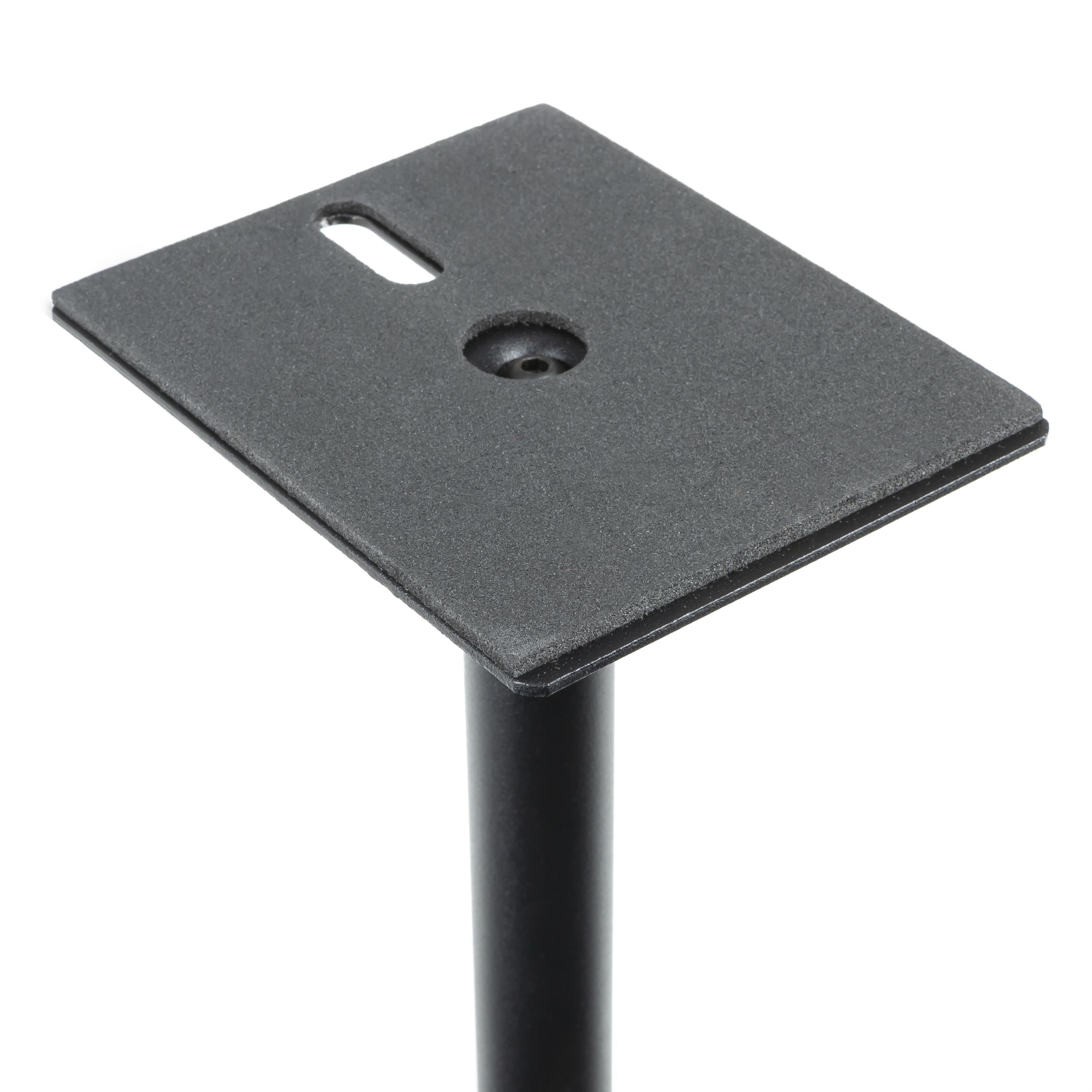 FAME Lautsprecherständer, (Audio DB 029 Monitor Ständer Stabiler Lautsprecherständer Geeignet für Nahfeld-Monitore bis 12 kg Höhenverstellbar 410-1110 mm Schwarz Ideal für TV Broadcast Tonstudio Auflagefläche 125 x 100 mm, Stative und Halter für Studio Equipment, Monitor Stative, Monitor Ständer, Lautsprecherständer, Höhenverstellbar)