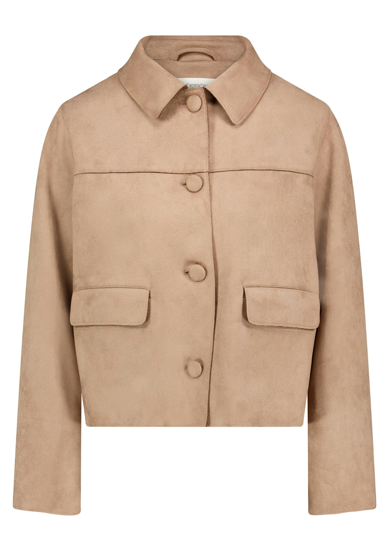 Canvasjacke Damen mit Eingrifftaschen