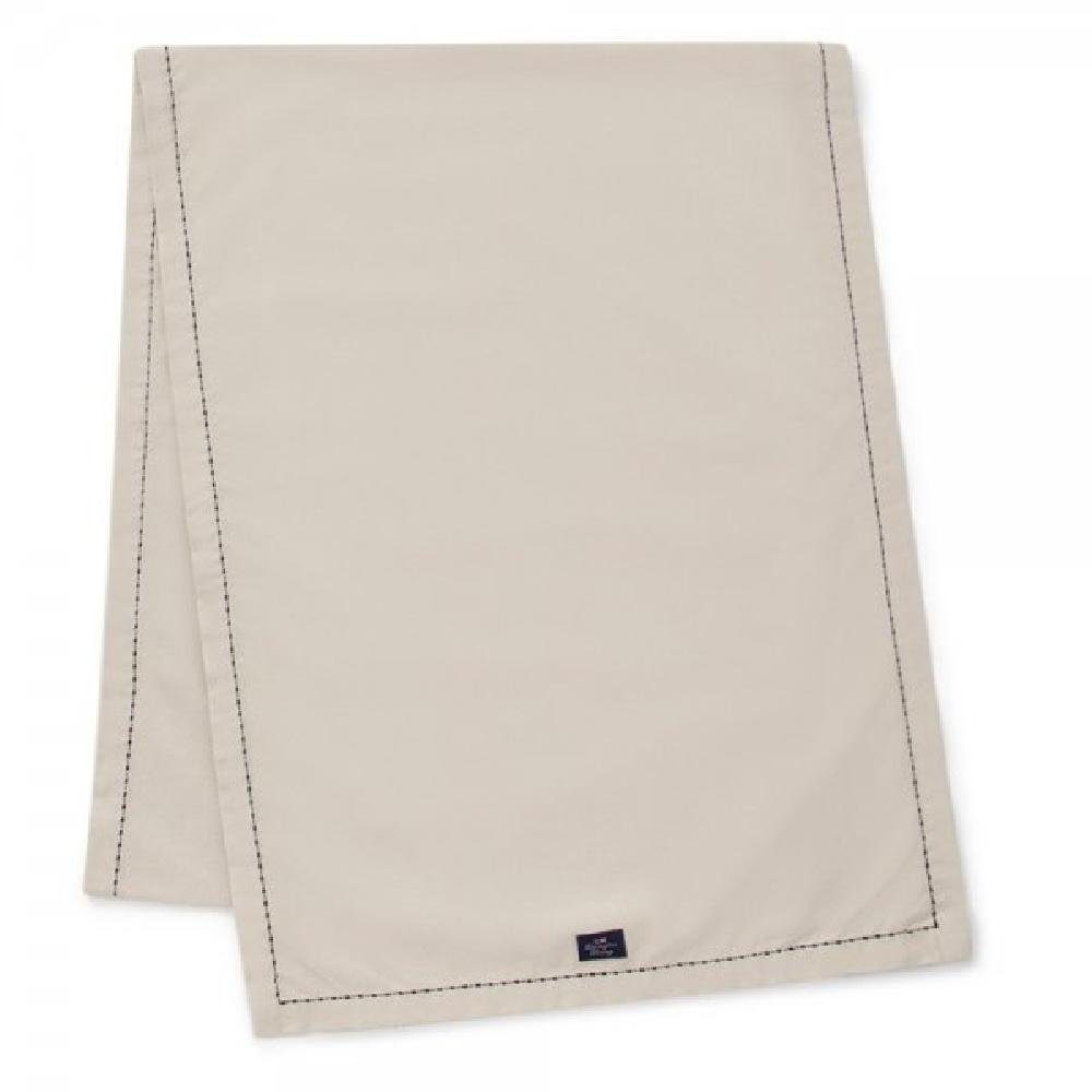 Lexington Tischdecke LEXINGTON Tischläufer Organic Cotton Oxford Heavy Stitches Beige (50x2