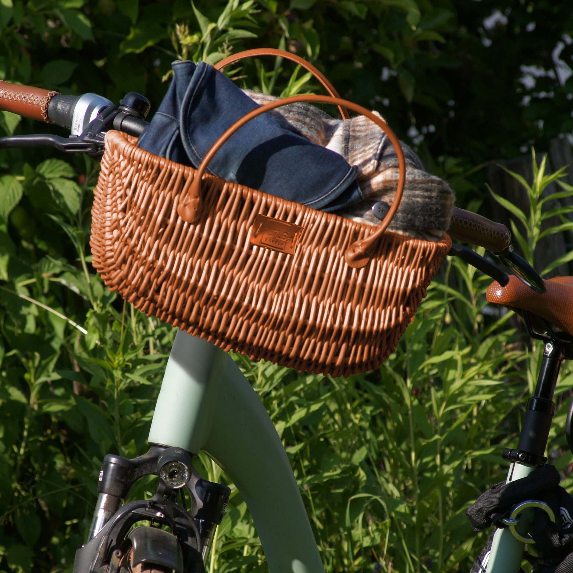 UNUS GARDEN Fahrradkorb Fahrradkorb Weidenoptik günstig online kaufen