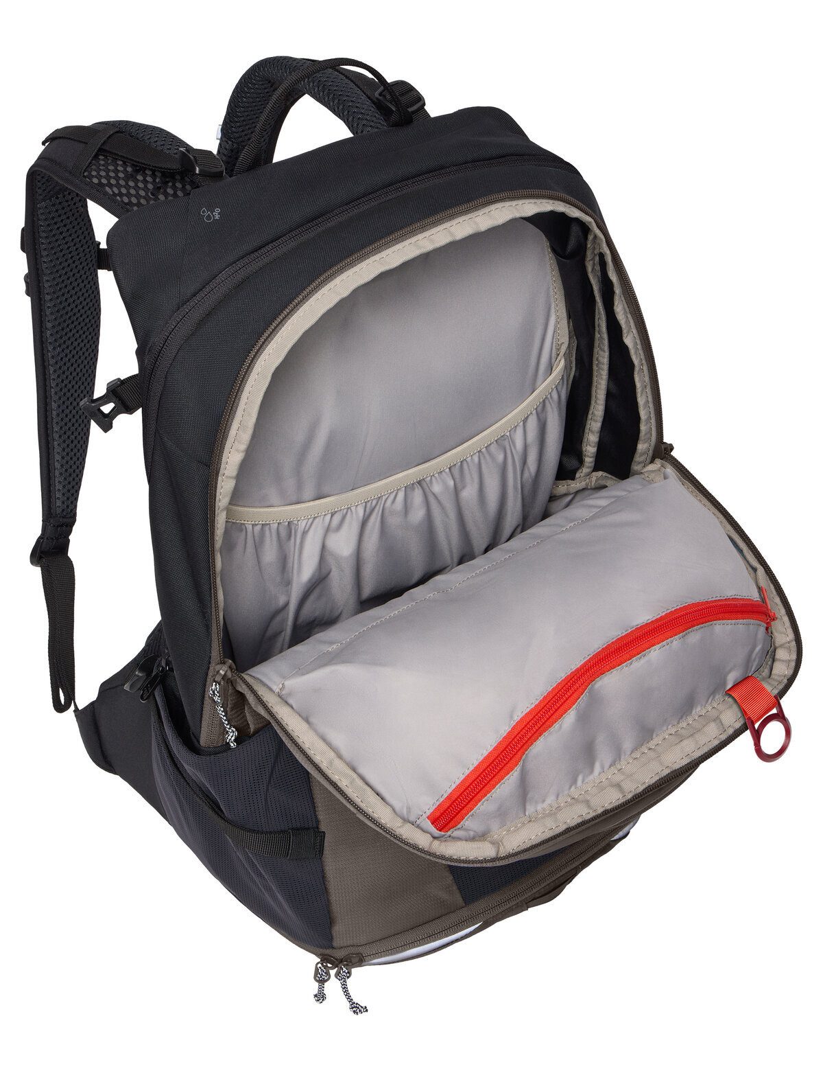 VAUDE Wanderrucksack Bike Alpin 28+5 (Kein Set), Mountainbike Fahrrad Rucksack für Mehrtagestouren und Alpencross